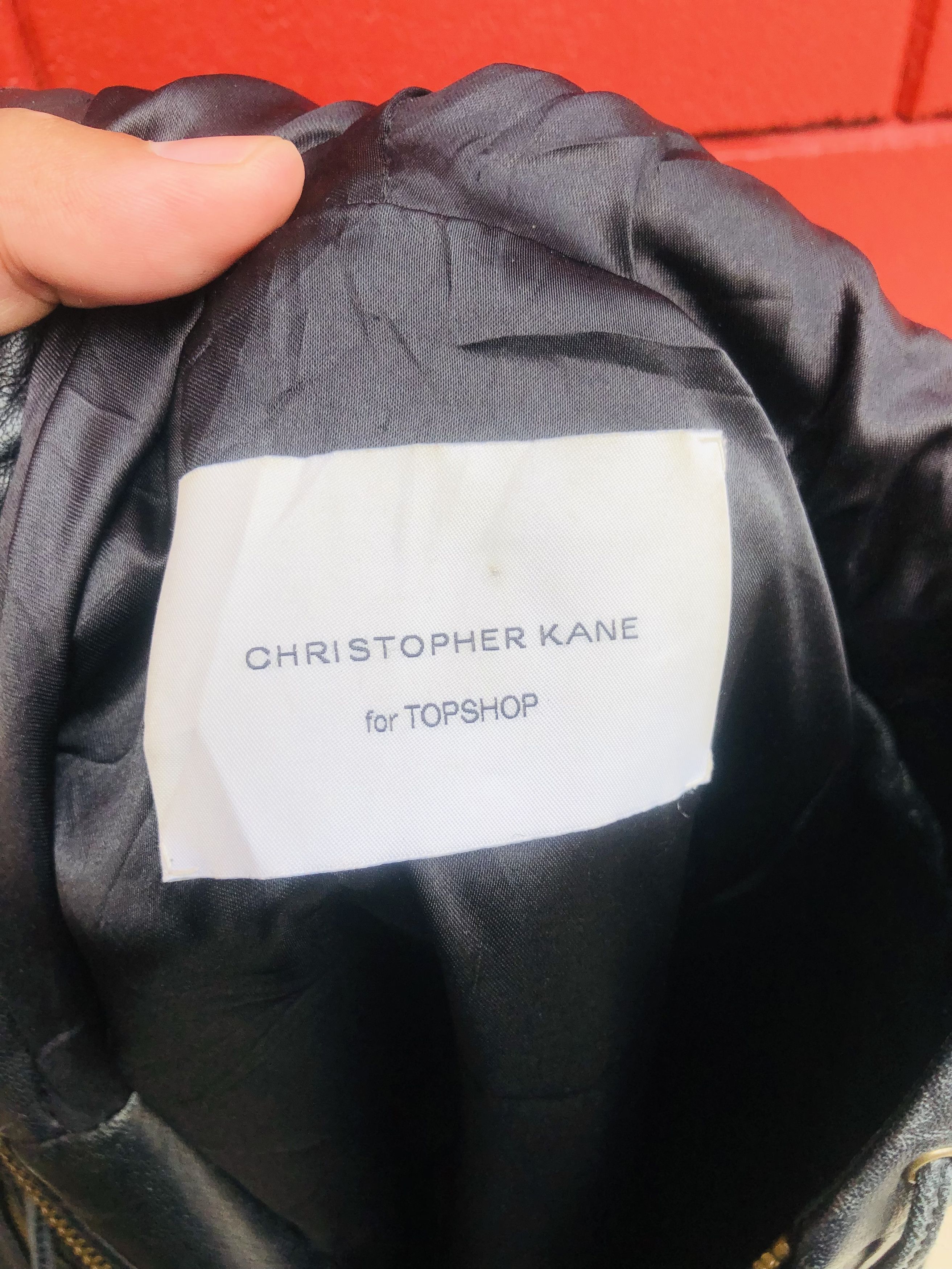 Christopher Kane × Vintage Vintage Christopher Kane Leather Travis Scott Fashion Size US S / EU 44-46 / 1 - 8 Thumbnail