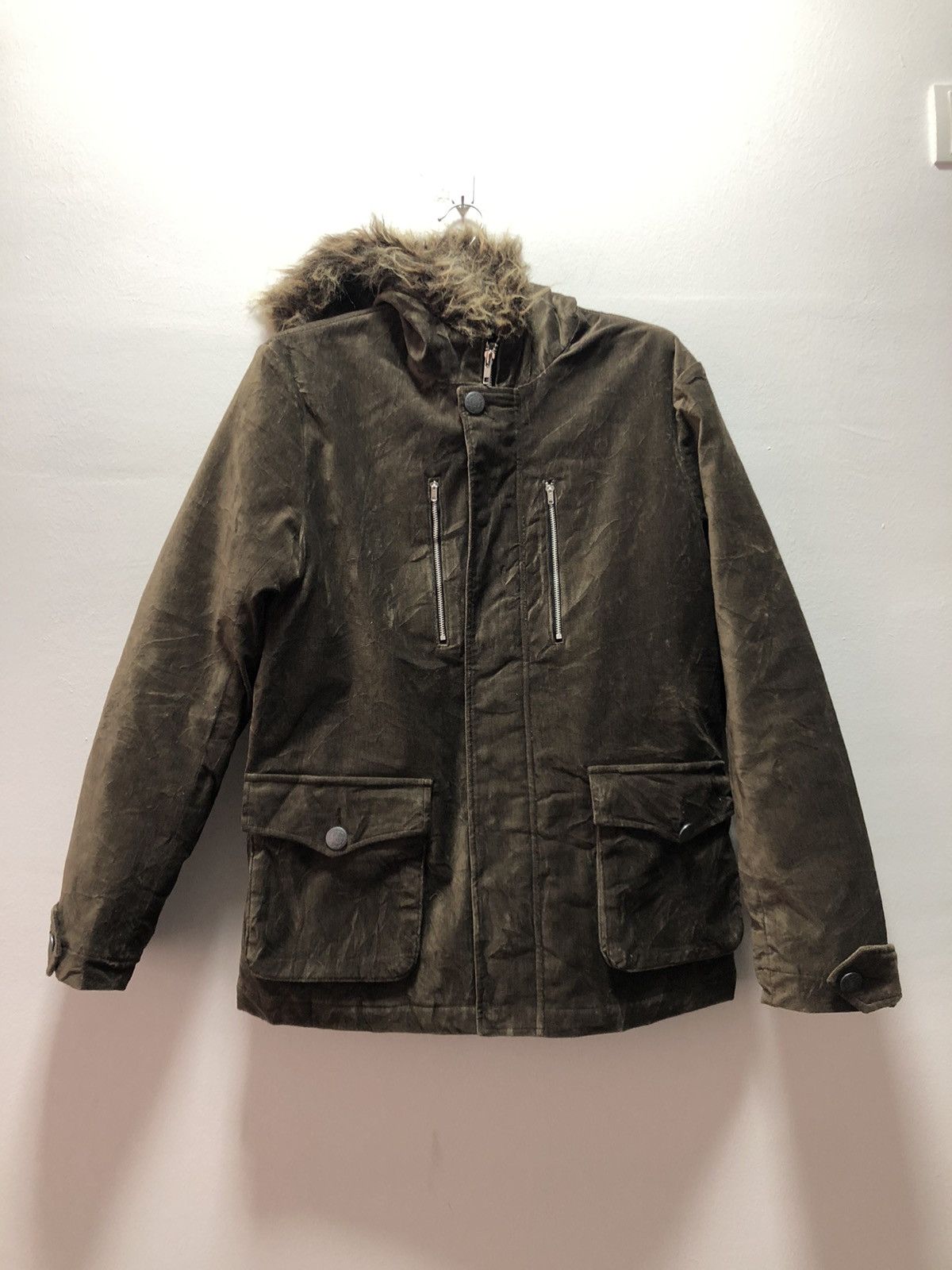 Designer × Japanese Brand MC APACHE Jacket Hoodie Fur Velvet Japan Size US M / EU 48-50 / 2 - 1 Thumbnail