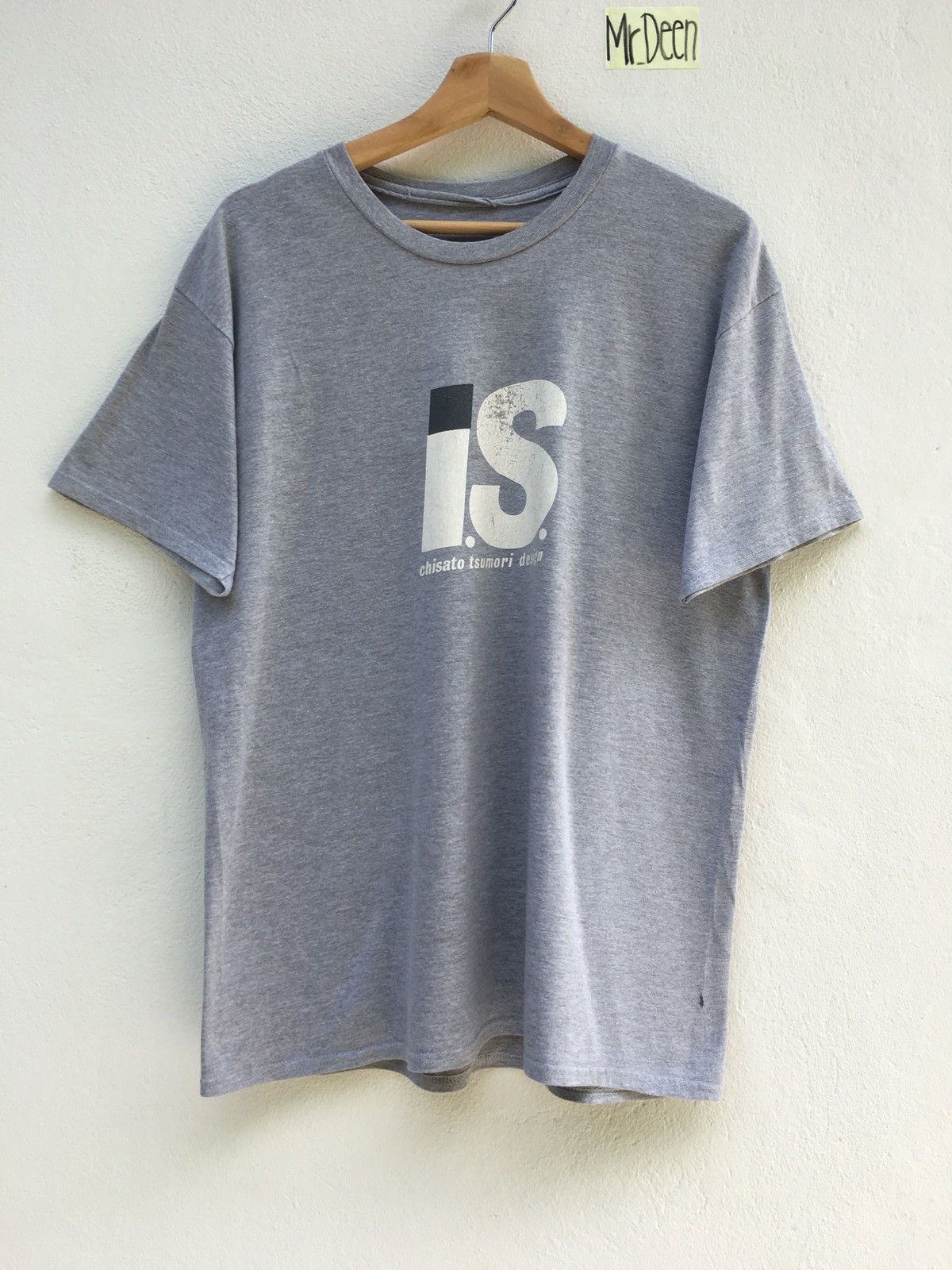Pre-owned Vintage Issey Miyake X Tsumori Chisato Printed Logo Tshirt In Grey