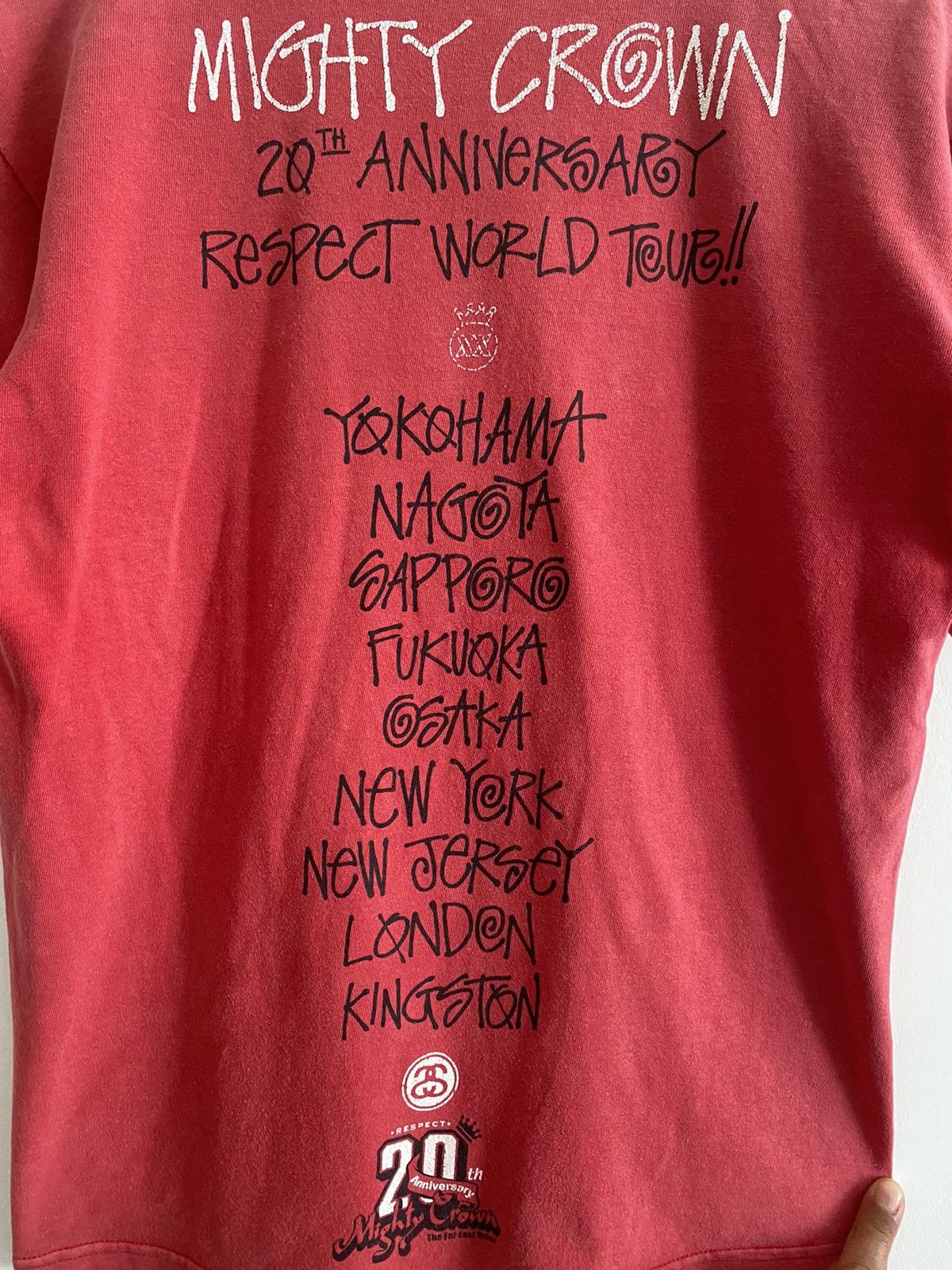 Stussy × Vintage Vintage Stussy 20th Anniversary Might Crown Tour Size US S / EU 44-46 / 1 - 6 Thumbnail