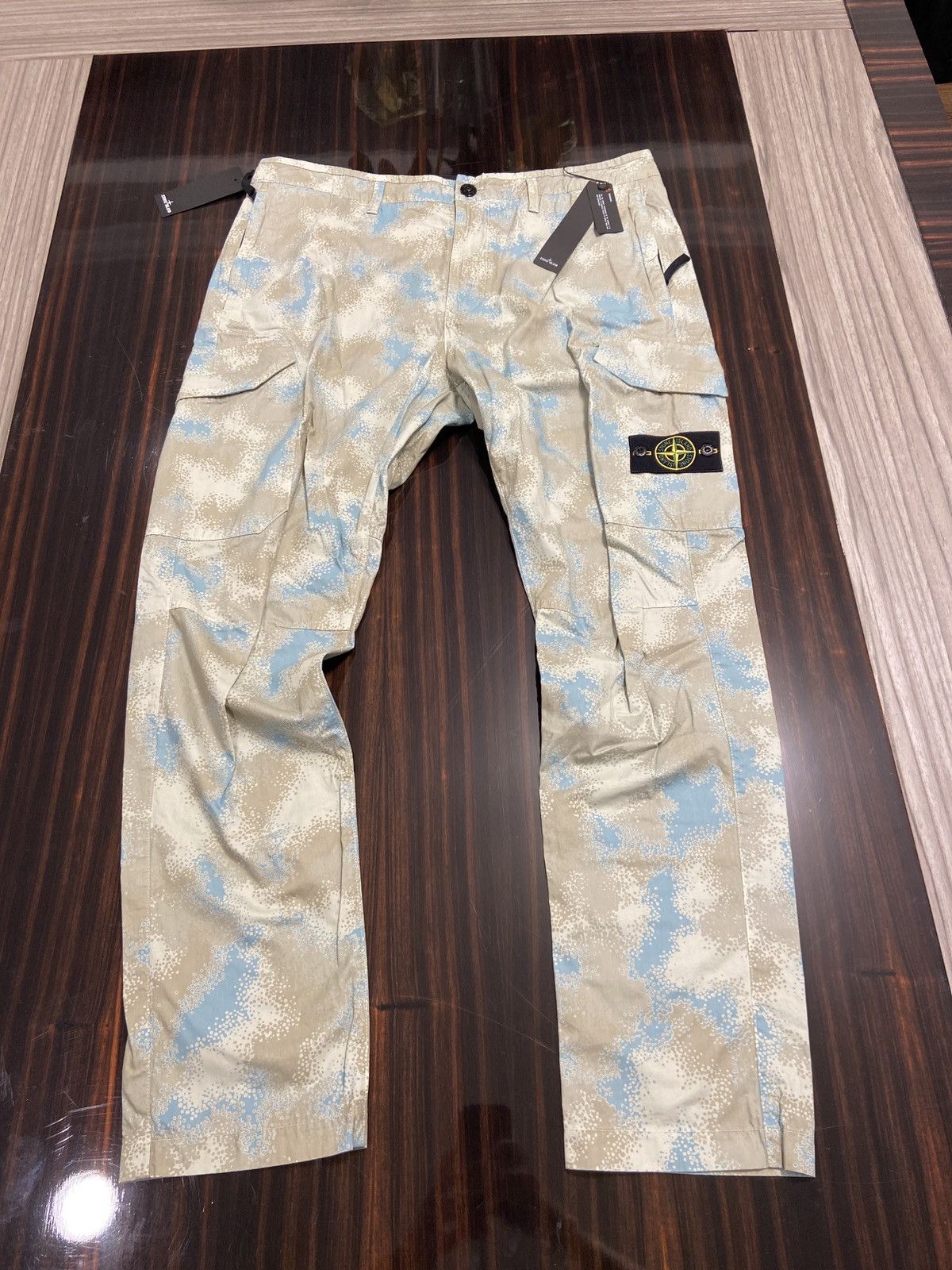 Stone Island Stone Island Camo Dévoré Cargo Pants | Grailed