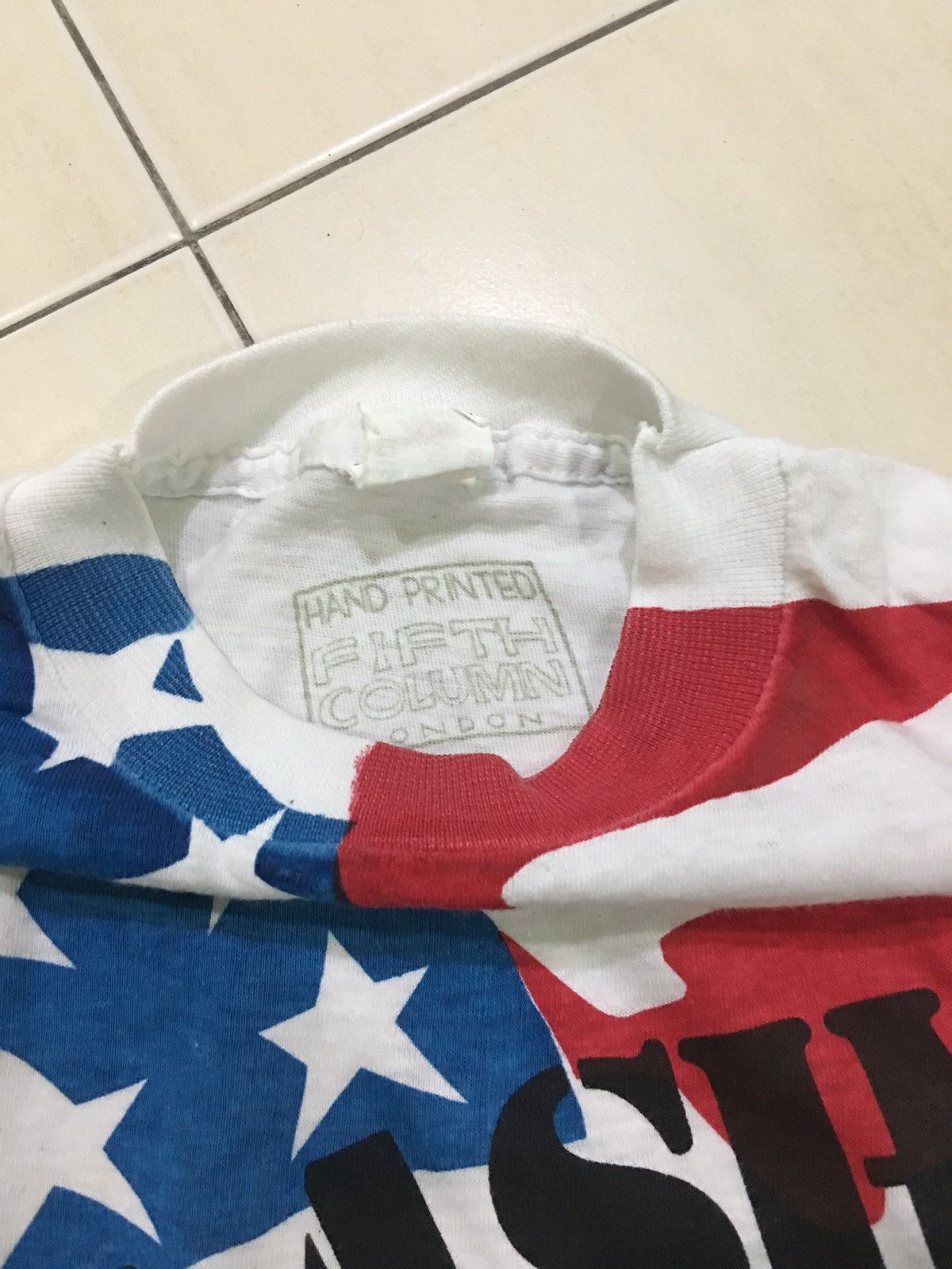 Band Tees × Fruit Of The Loom × Vintage Vintage 70s The Clash Fifth Column Take The 5 Th Tour Shirt Size US M / EU 48-50 / 2 - 6 Thumbnail