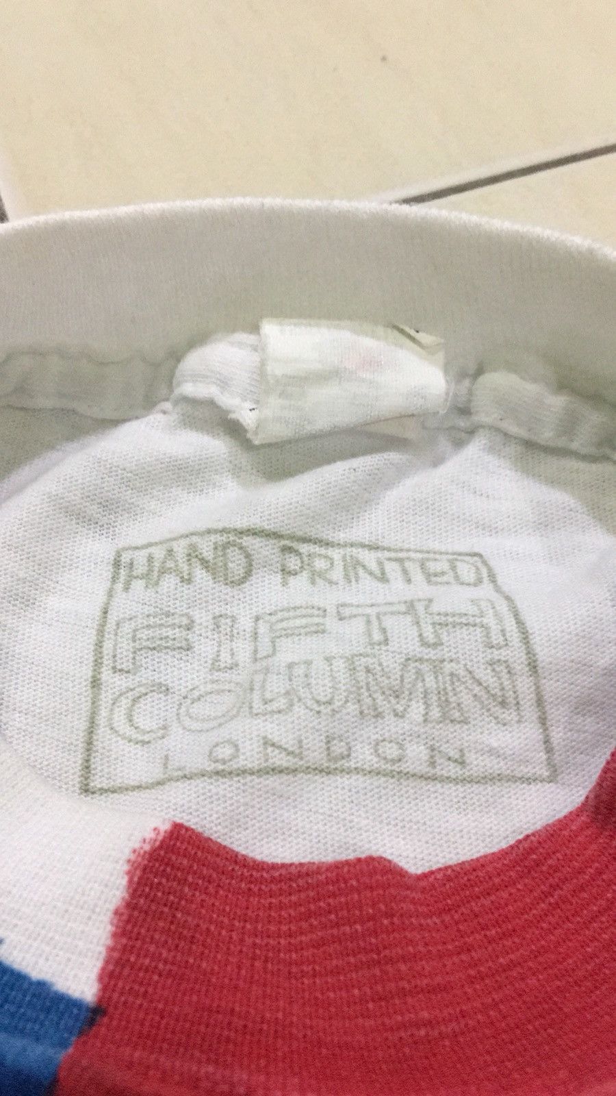 Band Tees × Fruit Of The Loom × Vintage Vintage 70s The Clash Fifth Column Take The 5 Th Tour Shirt Size US M / EU 48-50 / 2 - 8 Thumbnail