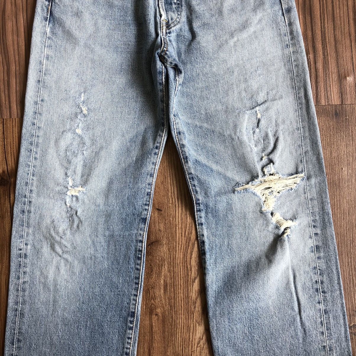 Edwin Vintage Edwin 505x Selvedge Distressed Denim Jeans Size US 31 - 3 Thumbnail