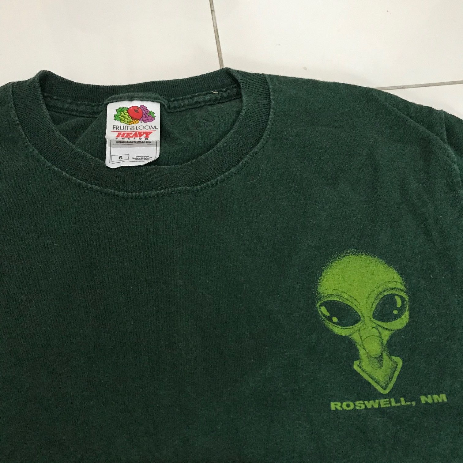 Vintage Vintage Y2k Roswell Alien UFO BigFace Tee graphic streetwear Size US S / EU 44-46 / 1 - 6 Thumbnail