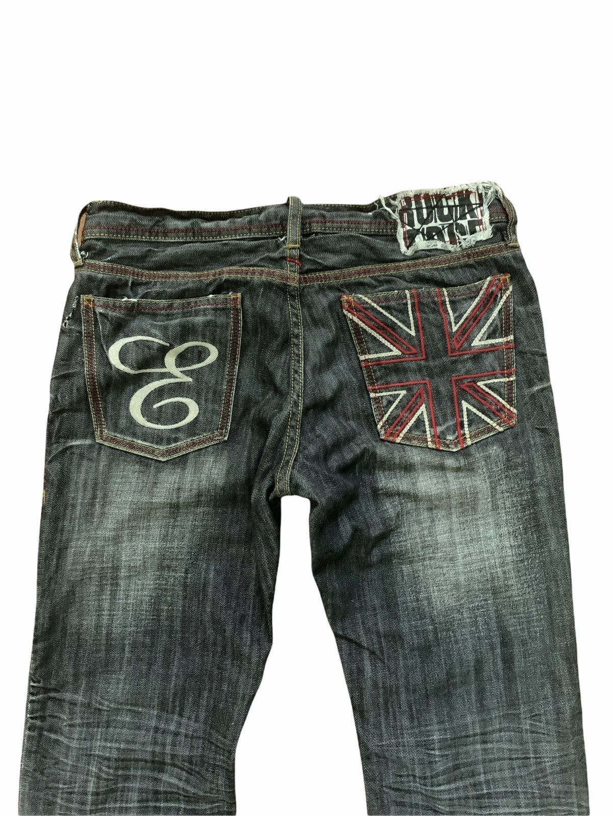 Japanese Brand 🔥EDGE Rupert Distressed Low Rise Jeans Travis Scott Fashion Size US 31 - 5 Thumbnail