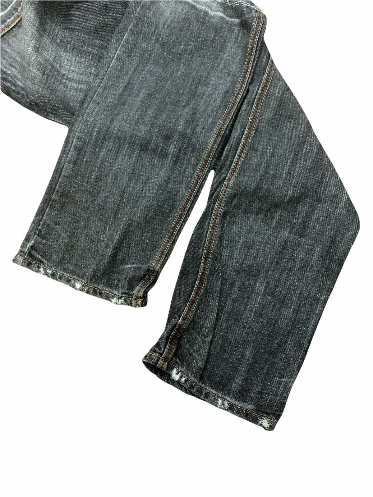 Japanese Brand 🔥EDGE Rupert Distressed Low Rise Jeans Travis Scott Fashion Size US 31 - 6 Thumbnail