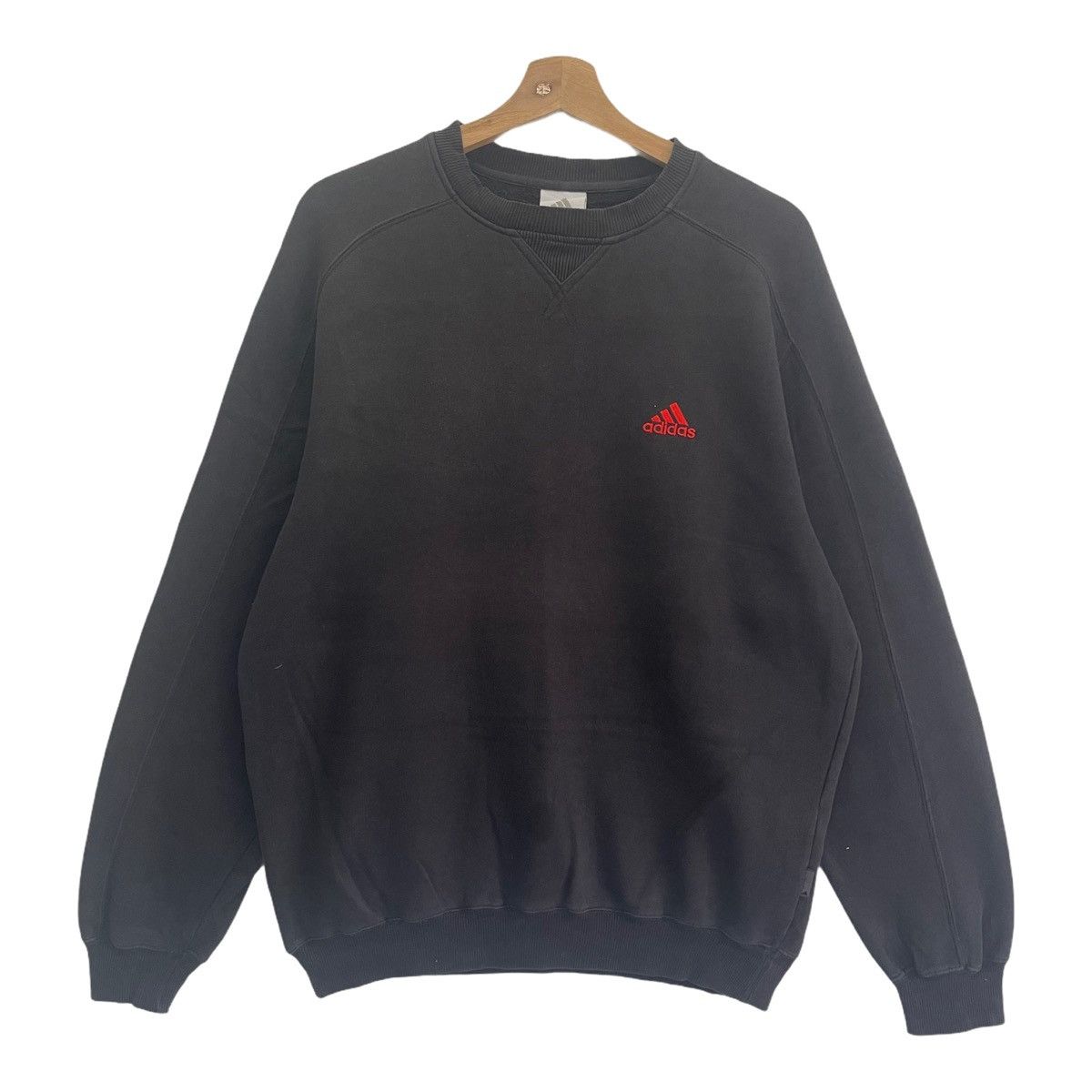 Adidas Adidas Embroidered Small Logo Crewneck Sweatshirt Size M Size US M / EU 48-50 / 2 - 1 Thumbnail