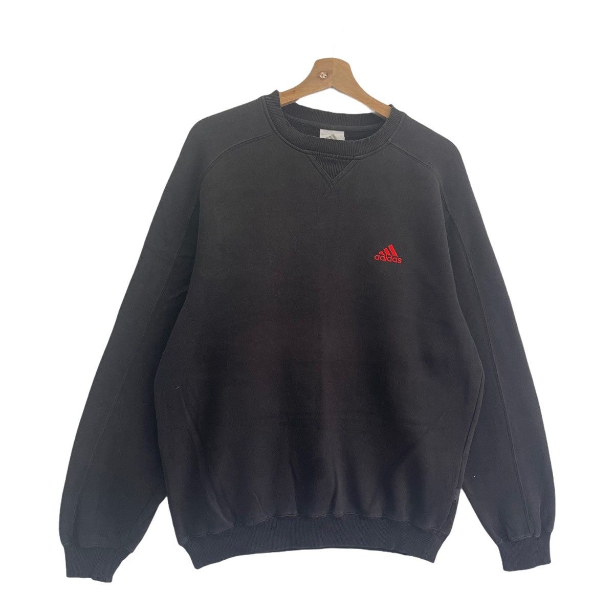 Adidas Adidas Embroidered Small Logo Crewneck Sweatshirt Size M Size US M / EU 48-50 / 2 - 2 Thumbnail