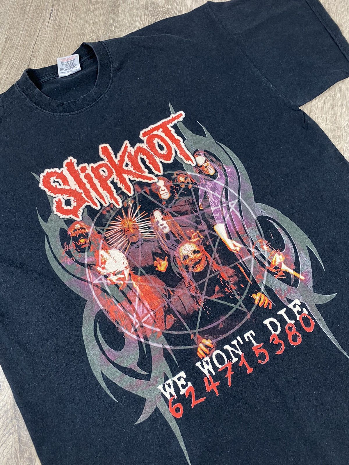 Men's Vintage Slipknot 2004 T-shirt Made In Spain size XL