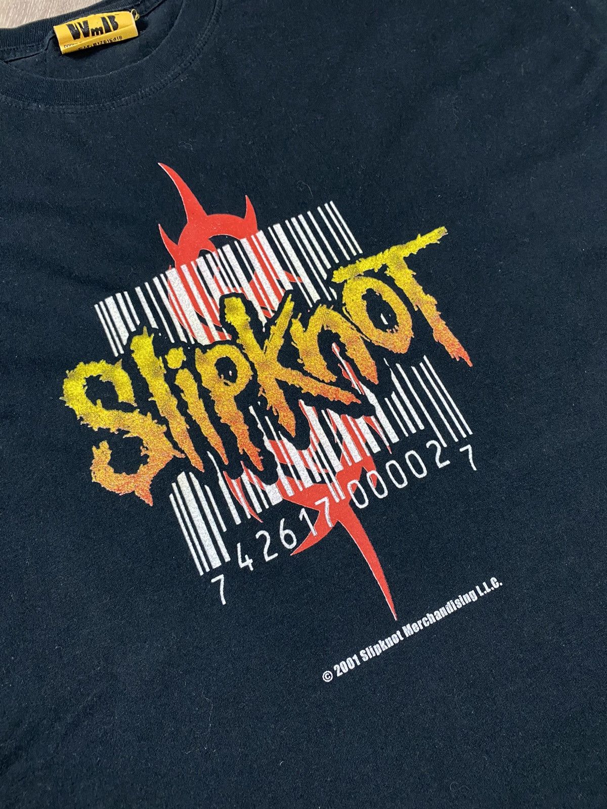 Slipknot × Vintage Men’s Vintage Slipknot 2001 T-shirt Made In Spain size XL Size US XL / EU 56 / 4 - 3 Thumbnail