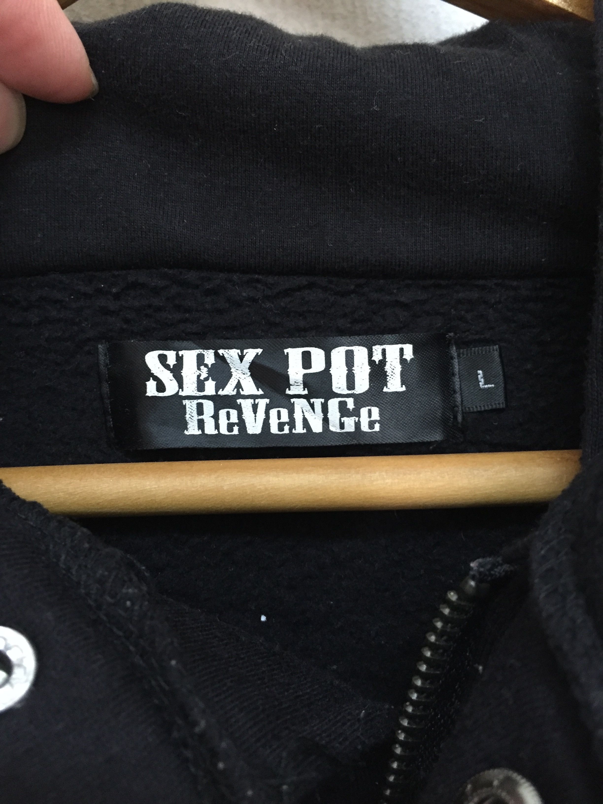 Japanese Brand Sex pot revenge Punk rabbit skull zipper hoodie Size US M / EU 48-50 / 2 - 13 Thumbnail