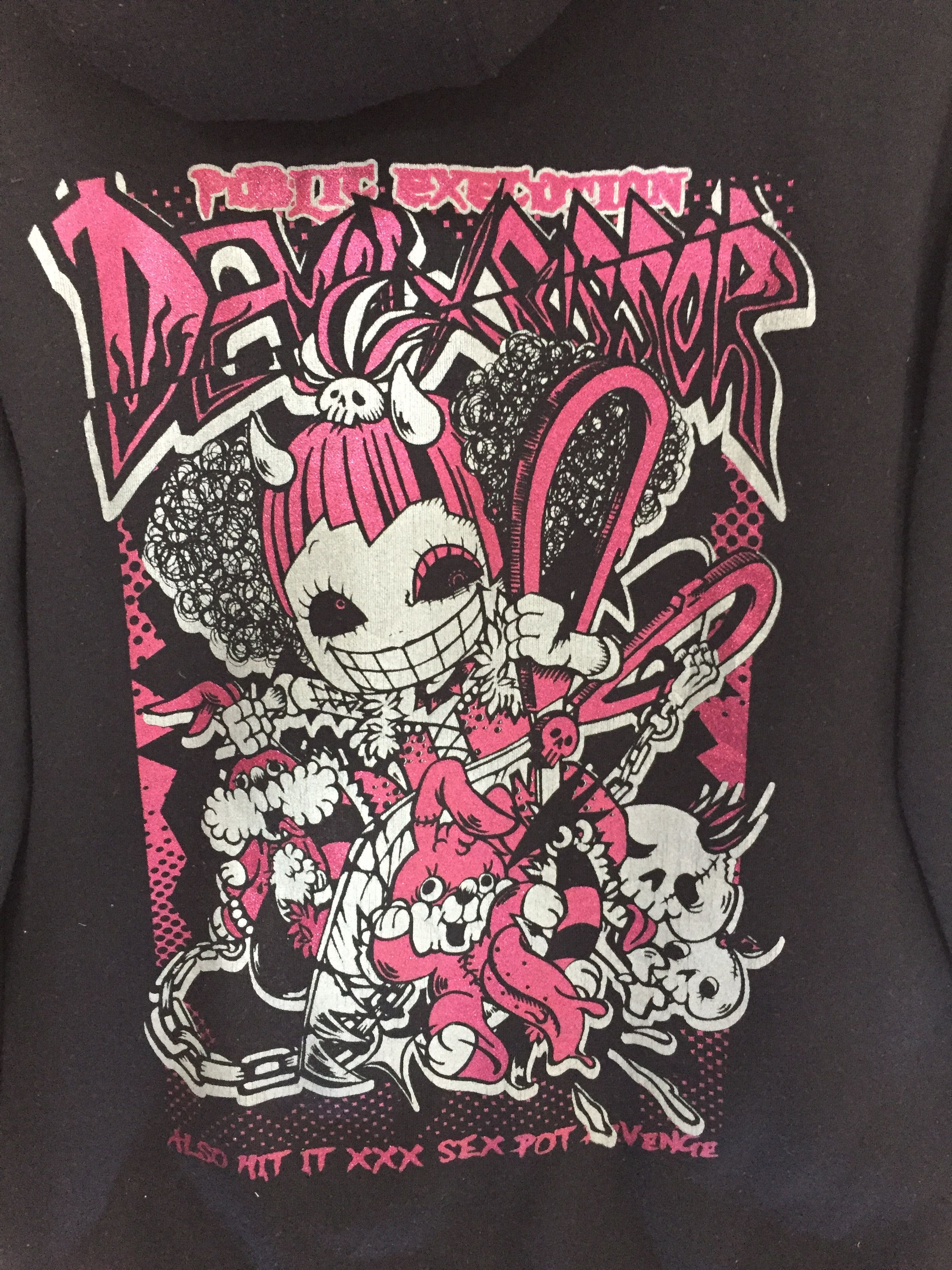 Japanese Brand Sex pot revenge Punk rabbit skull zipper hoodie Size US M / EU 48-50 / 2 - 12 Thumbnail