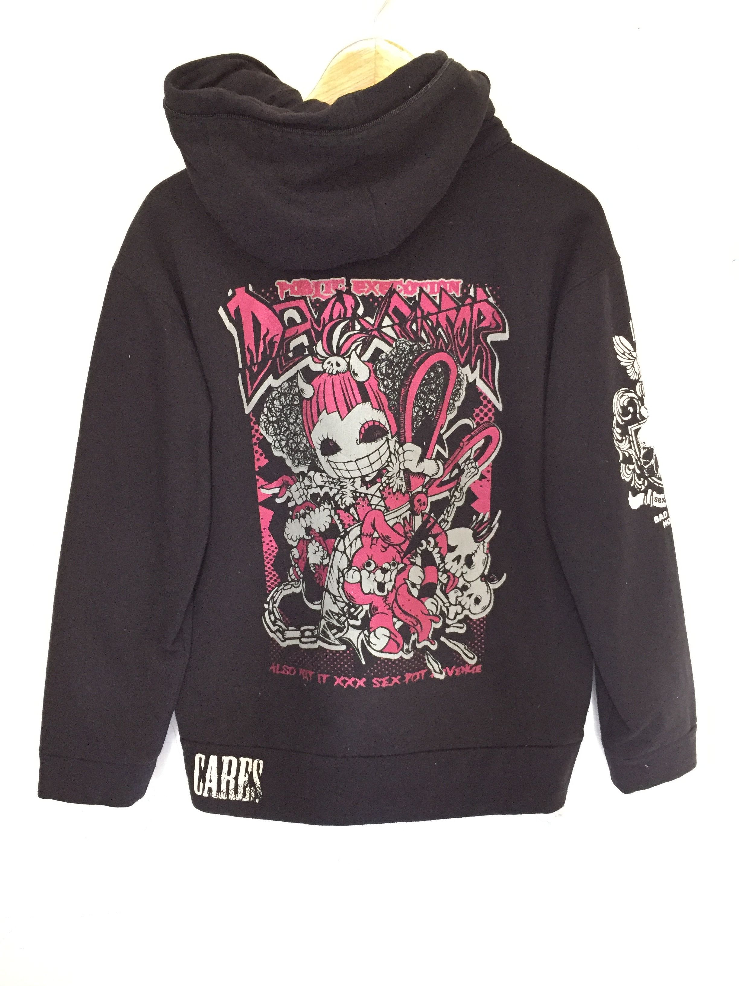 Japanese Brand Sex pot revenge Punk rabbit skull zipper hoodie Size US M / EU 48-50 / 2 - 11 Thumbnail
