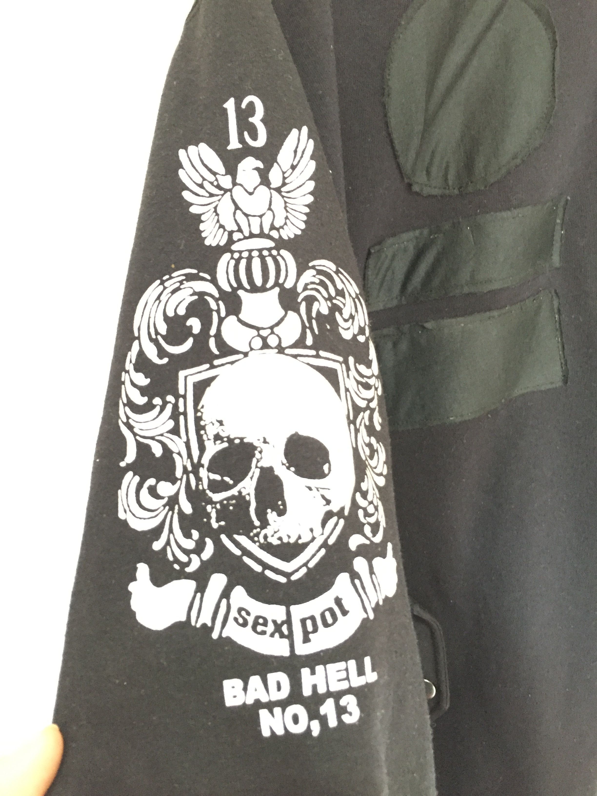 Japanese Brand Sex pot revenge Punk rabbit skull zipper hoodie Size US M / EU 48-50 / 2 - 9 Thumbnail