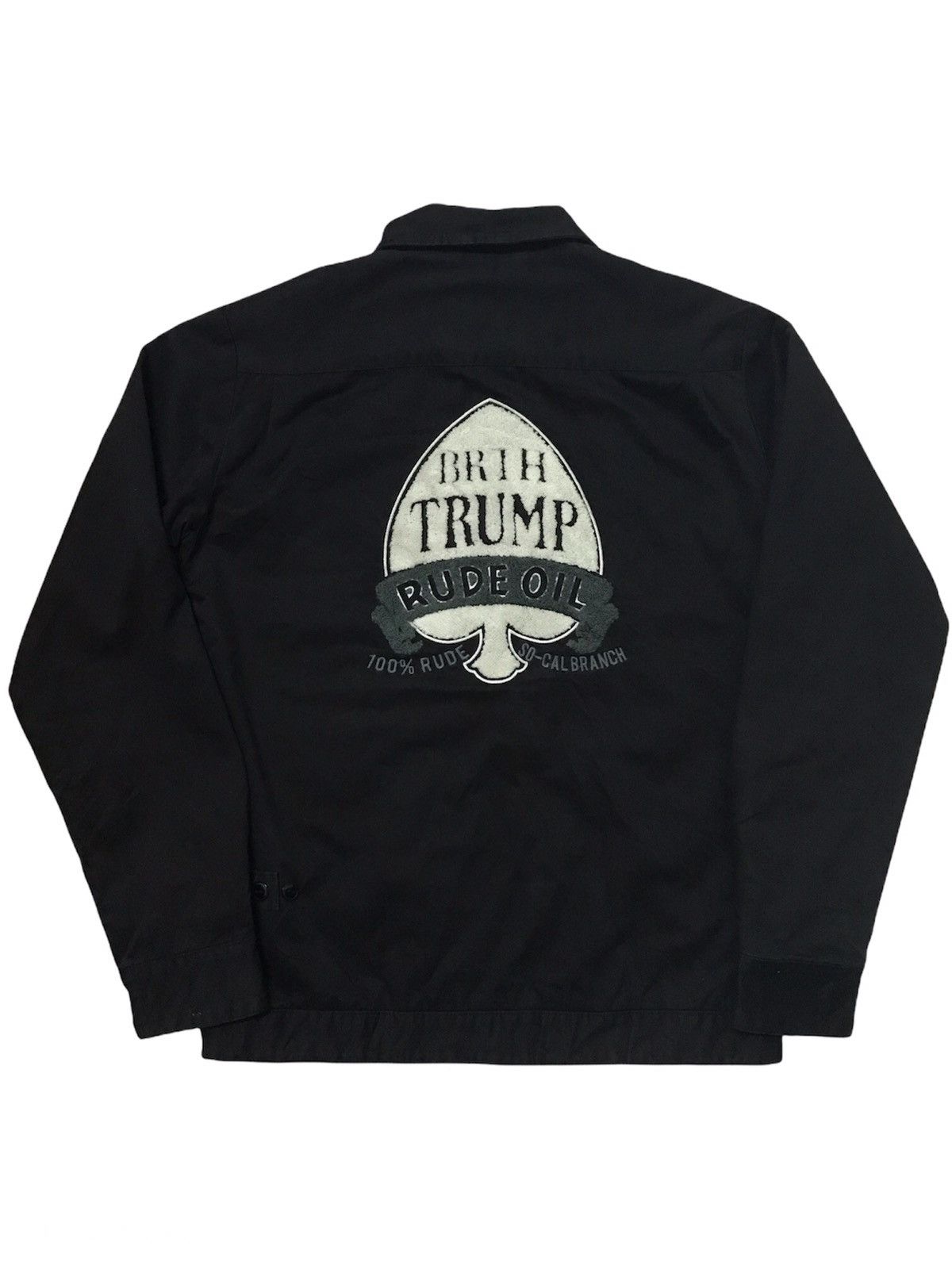 Number (N)ine Brth Breath BreathMint Trump Rude Oil Cotton Jacket Size US M / EU 48-50 / 2 - 1 Thumbnail