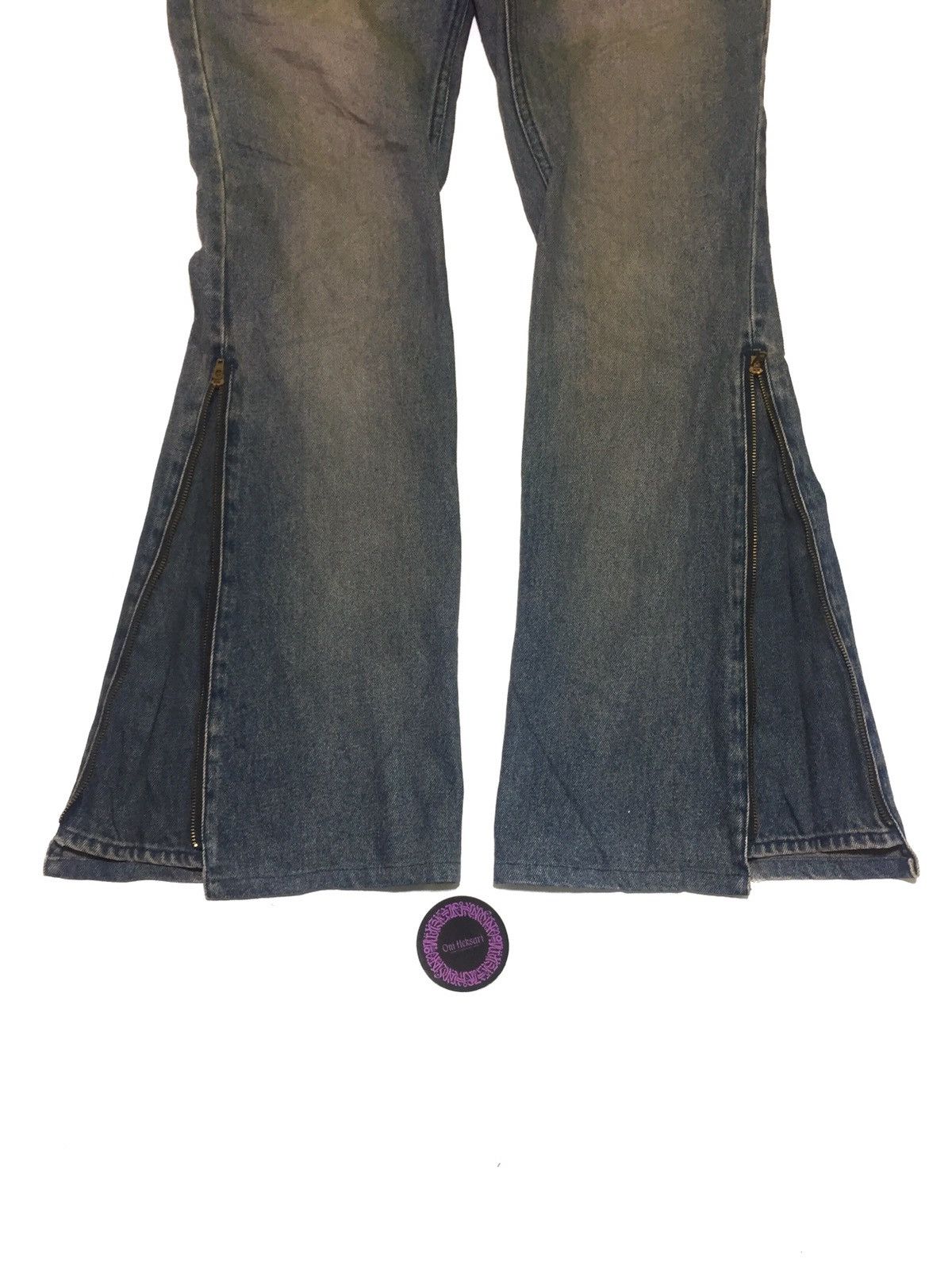 Japanese Brand 💢LAST DROP💢 PPFM DOUBLE WAIST FLY BUTTONS BOOTCUT DENIM Size US 30 / EU 46 - 17 Thumbnail