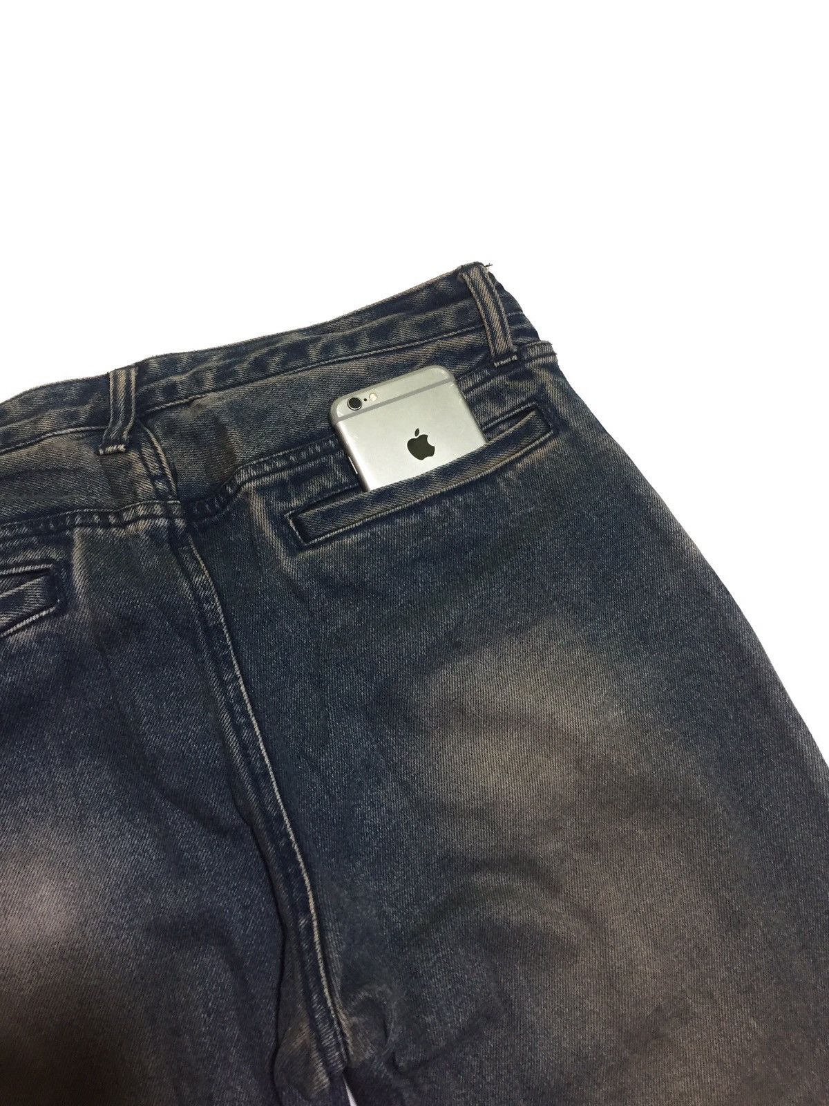 Japanese Brand 💢LAST DROP💢 PPFM DOUBLE WAIST FLY BUTTONS BOOTCUT DENIM Size US 30 / EU 46 - 15 Thumbnail