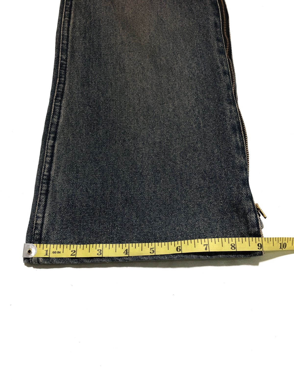 Japanese Brand 💢LAST DROP💢 PPFM DOUBLE WAIST FLY BUTTONS BOOTCUT DENIM Size US 30 / EU 46 - 23 Thumbnail