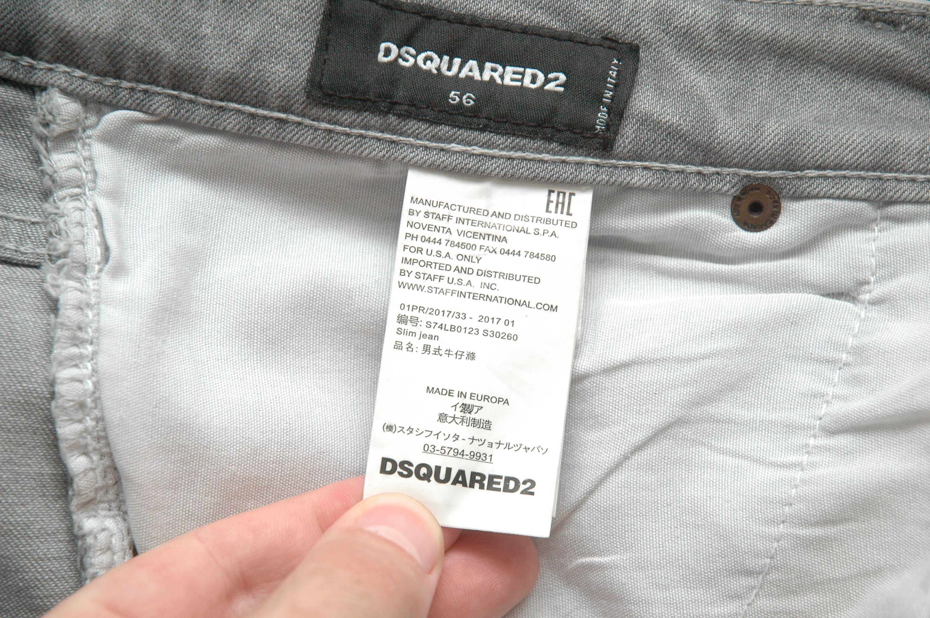 Dsquared2 Dsquared2 Luxury Denim Jeans Paint Print Size 56 Size US 40 / EU 56 - 11 Thumbnail