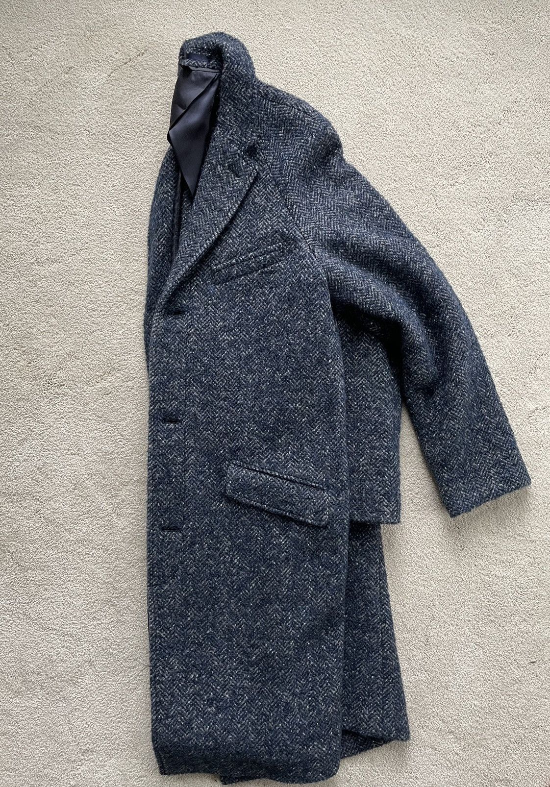 J.Crew Unstructured Italian Herringbone Topcoat Size US M / EU 48-50 / 2 - 6 Thumbnail