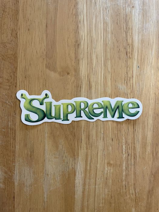 Supreme Shrek Sticker