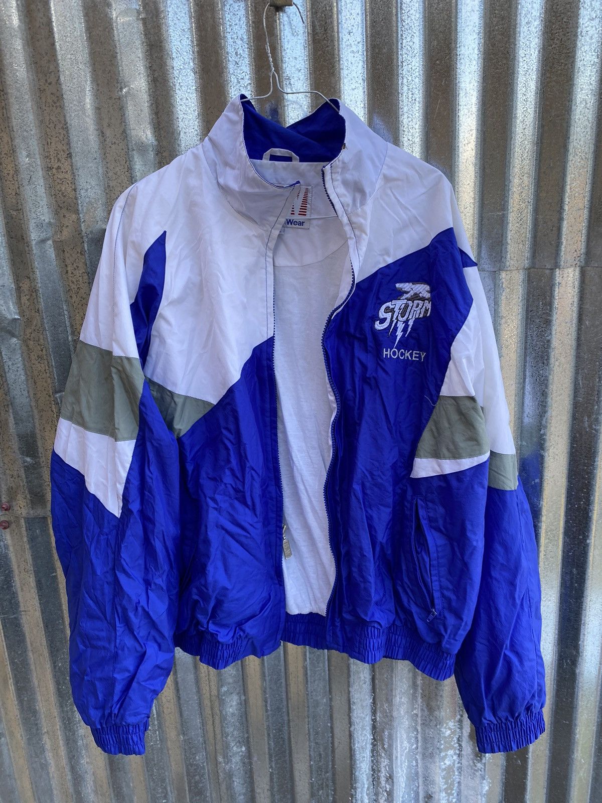 Vintage BAW Athletic Wear Storm Hockey Windbreaker | Grailed