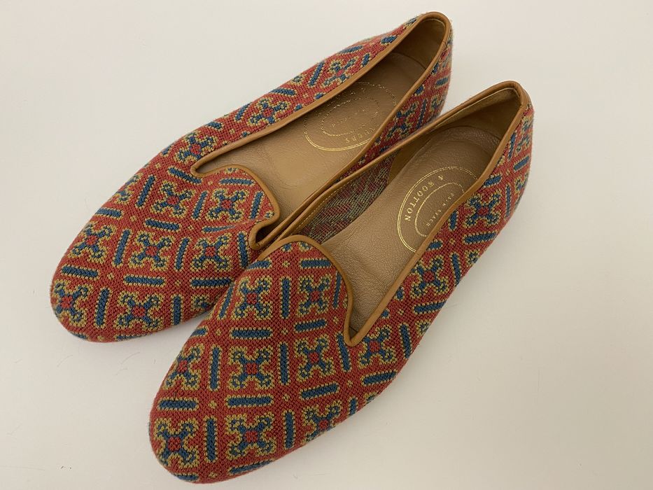 Stubbs & Wootton US 11.5 Men's Cuenca slippers needlepoint Spain | Grailed