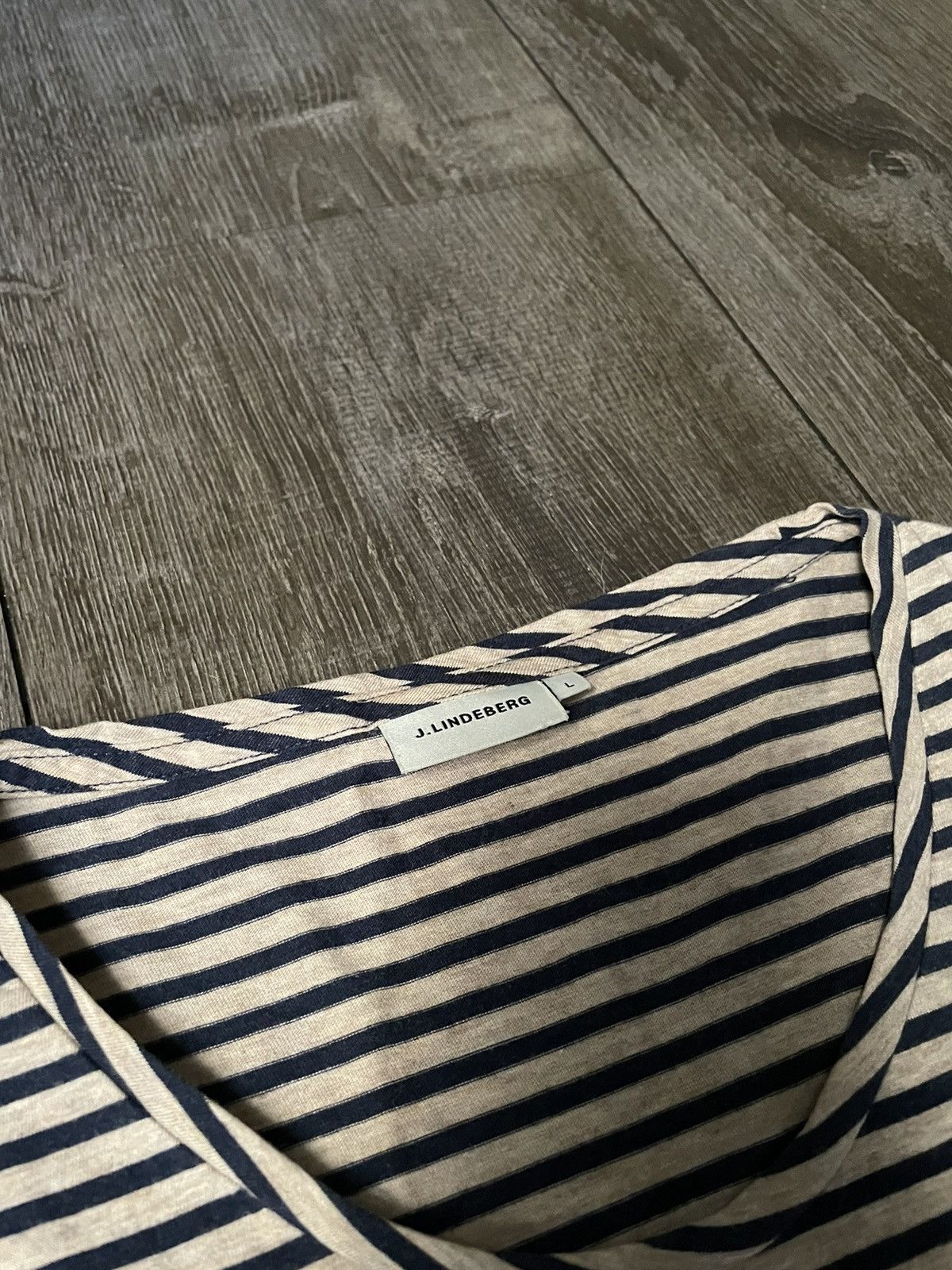 J.Lindeberg J.Lindenberg Horizontal Stripe T-Shirt Size US L / EU 52-54 / 3 - 2 Thumbnail
