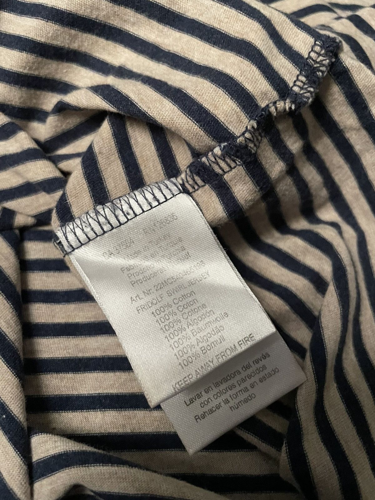 J.Lindeberg J.Lindenberg Horizontal Stripe T-Shirt Size US L / EU 52-54 / 3 - 5 Thumbnail