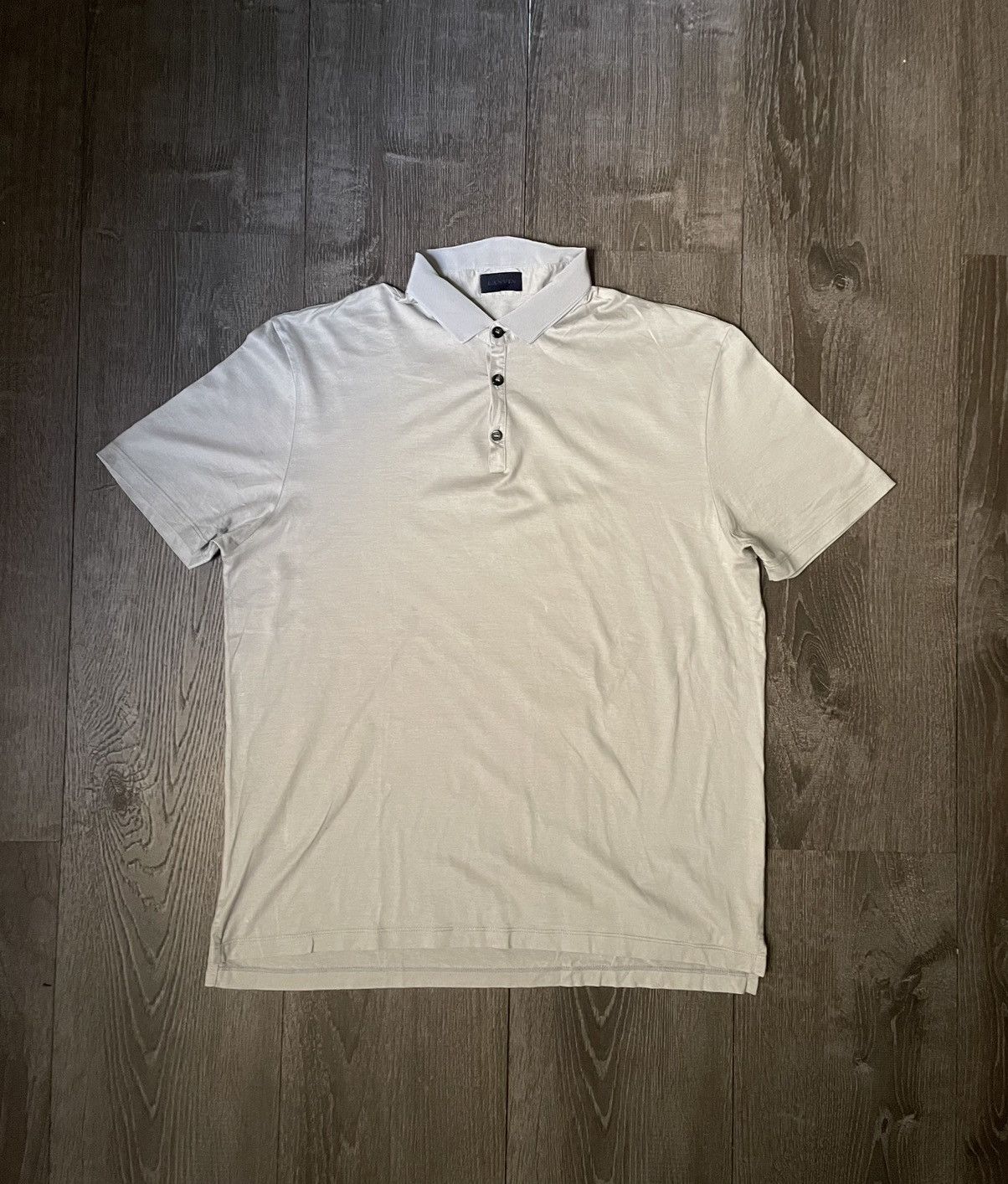 Lanvin Lanvin Contrast Collar Grey Polo Size US XL / EU 56 / 4 - 1 Thumbnail