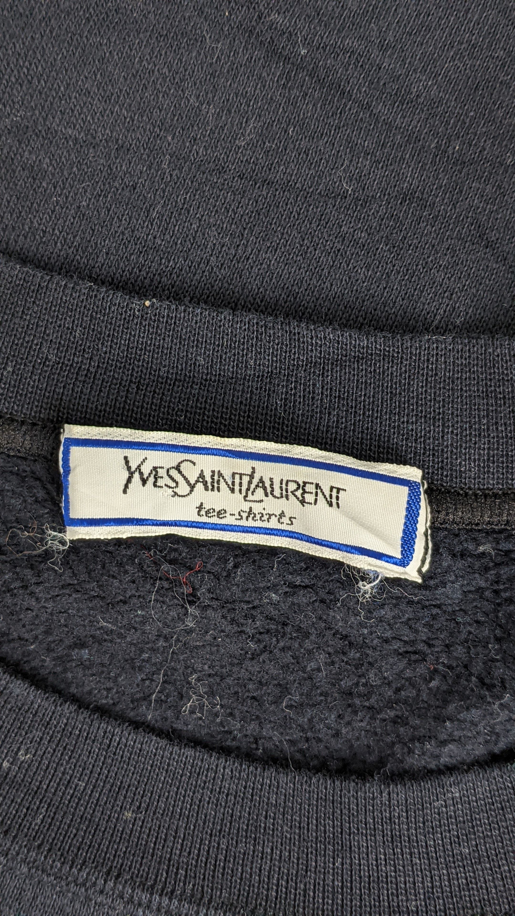 Yves Saint Laurent Yves Saint Laurent YSL Colourblock spellout sweatshirt Size US M / EU 48-50 / 2 - 4 Thumbnail