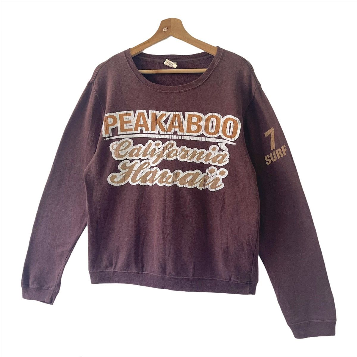 Vintage Vintage Peakaboo California Hawaii Crewneck Sweatshirt SizeM Size US M / EU 48-50 / 2 - 3 Thumbnail