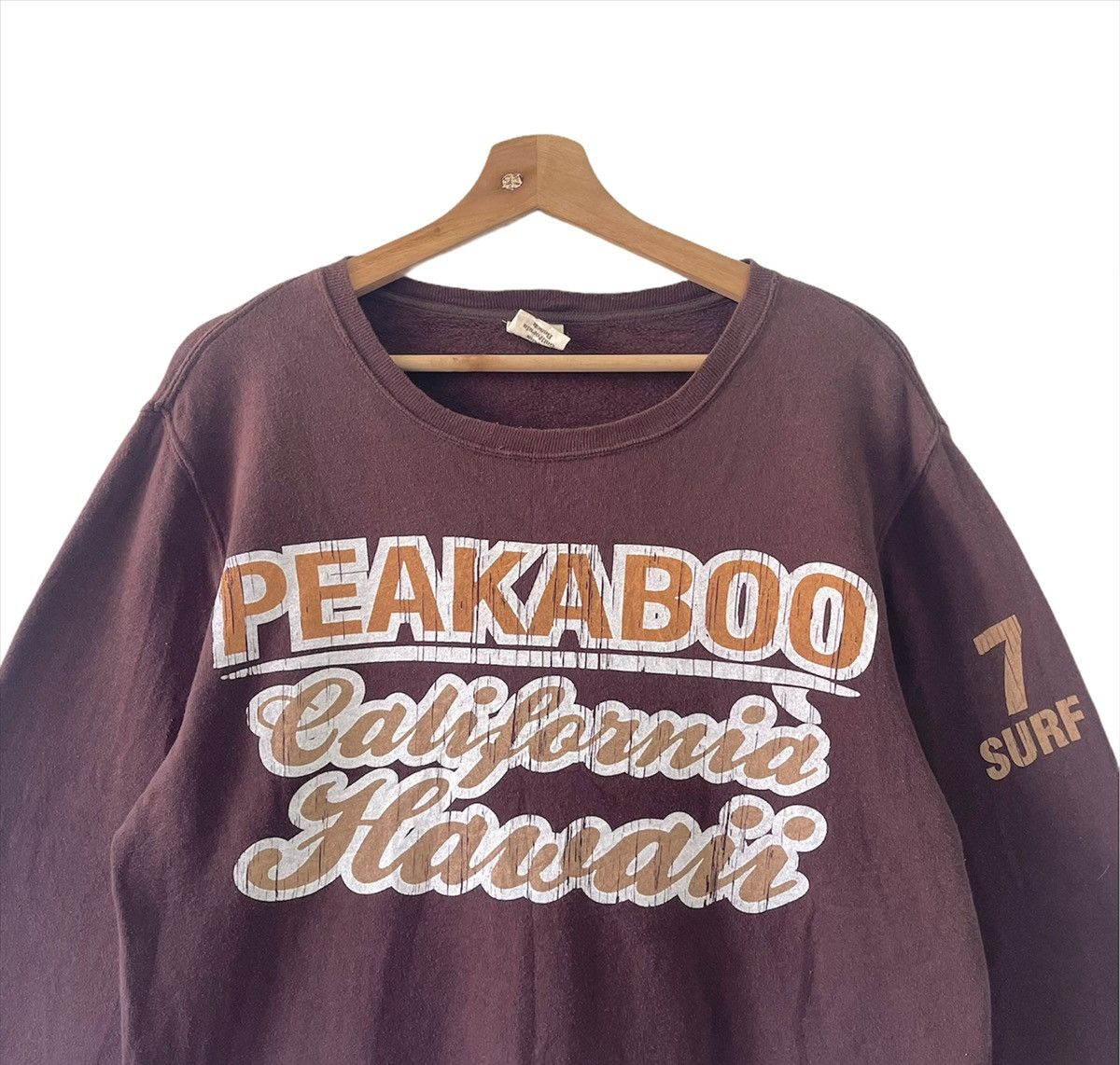 Vintage Vintage Peakaboo California Hawaii Crewneck Sweatshirt SizeM Size US M / EU 48-50 / 2 - 4 Thumbnail