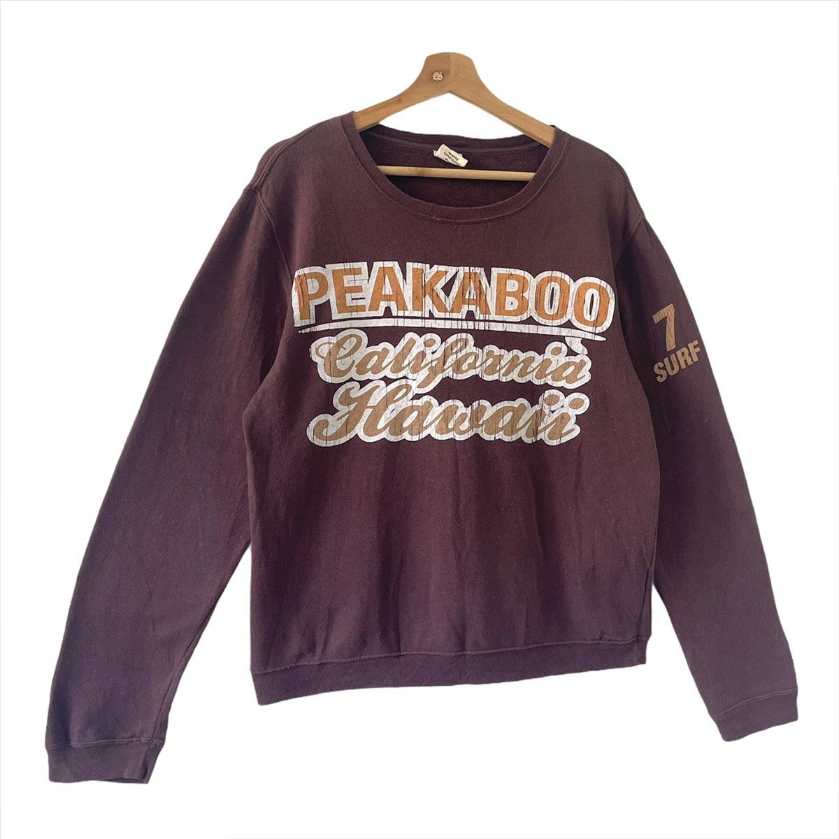 Vintage Vintage Peakaboo California Hawaii Crewneck Sweatshirt SizeM Size US M / EU 48-50 / 2 - 2 Thumbnail