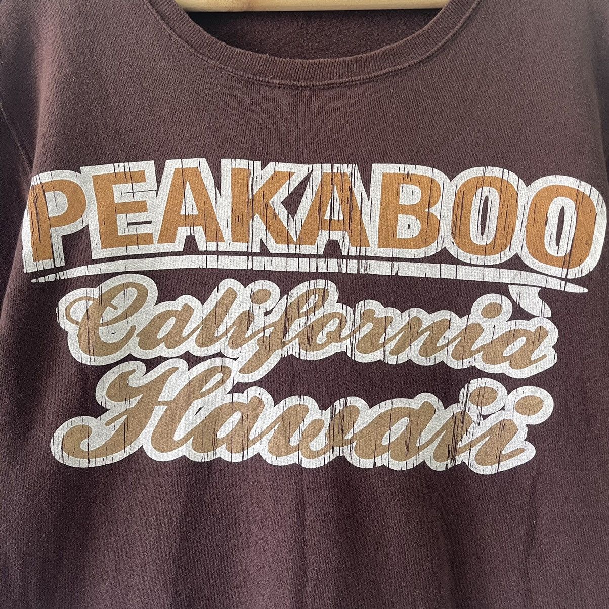 Vintage Vintage Peakaboo California Hawaii Crewneck Sweatshirt SizeM Size US M / EU 48-50 / 2 - 5 Thumbnail