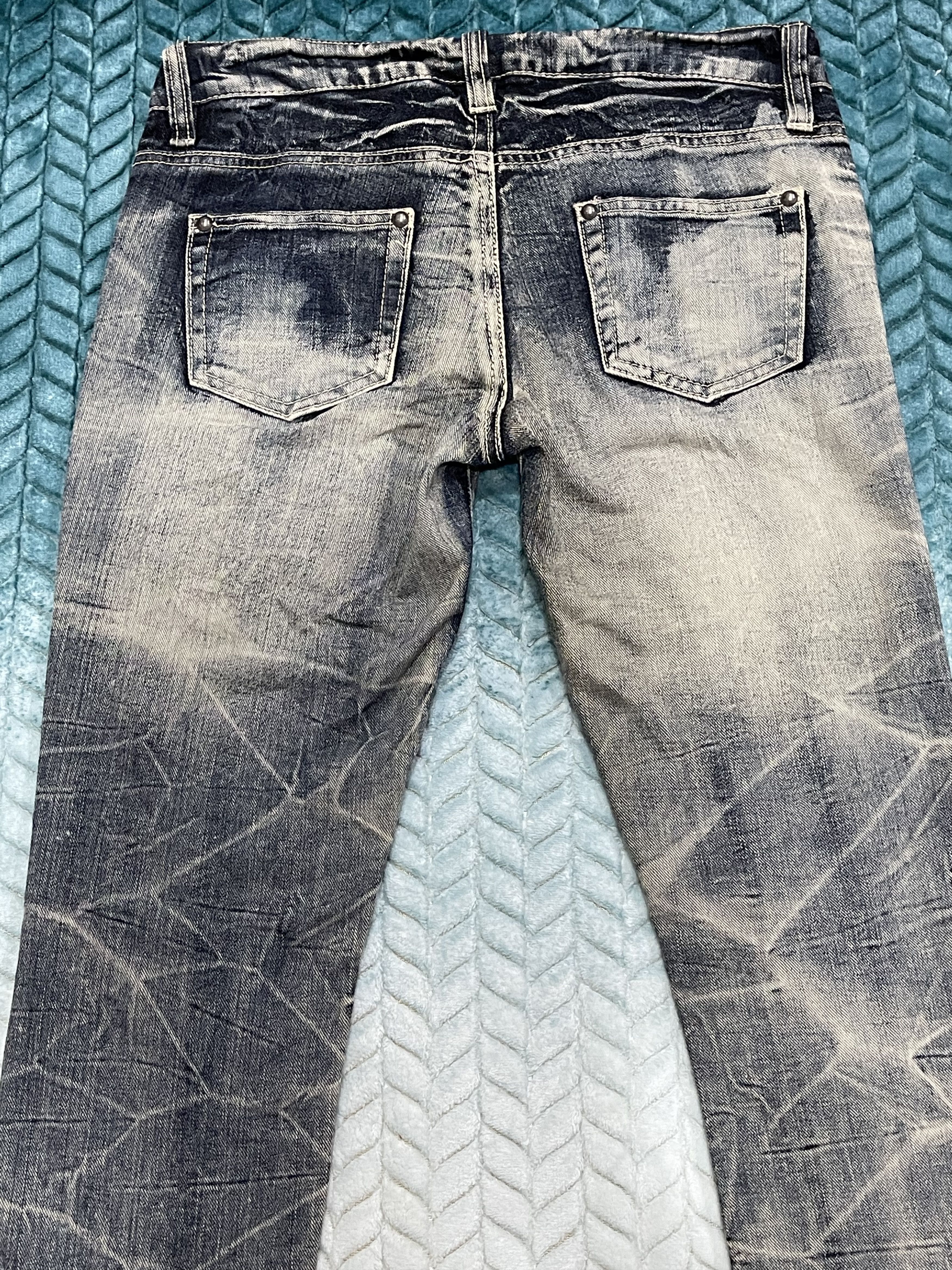Japanese Brand Special Grazie Design Distress Denim Pants Size US 31 - 16 Thumbnail