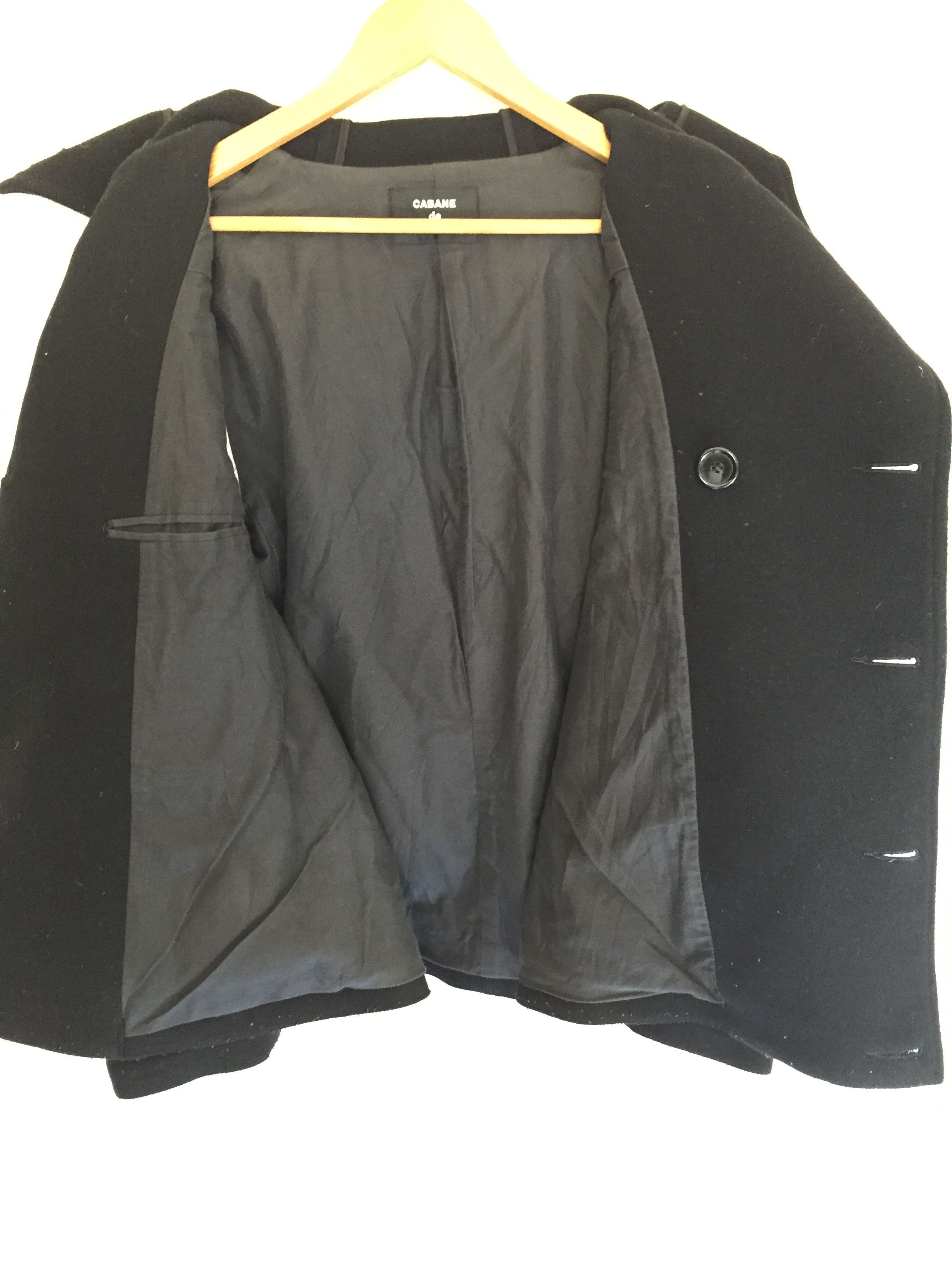 CABANE de ZUCCa 90's ZUCCA by Issey Miyake pea coat hoodie Size US M / EU 48-50 / 2 - 9 Thumbnail