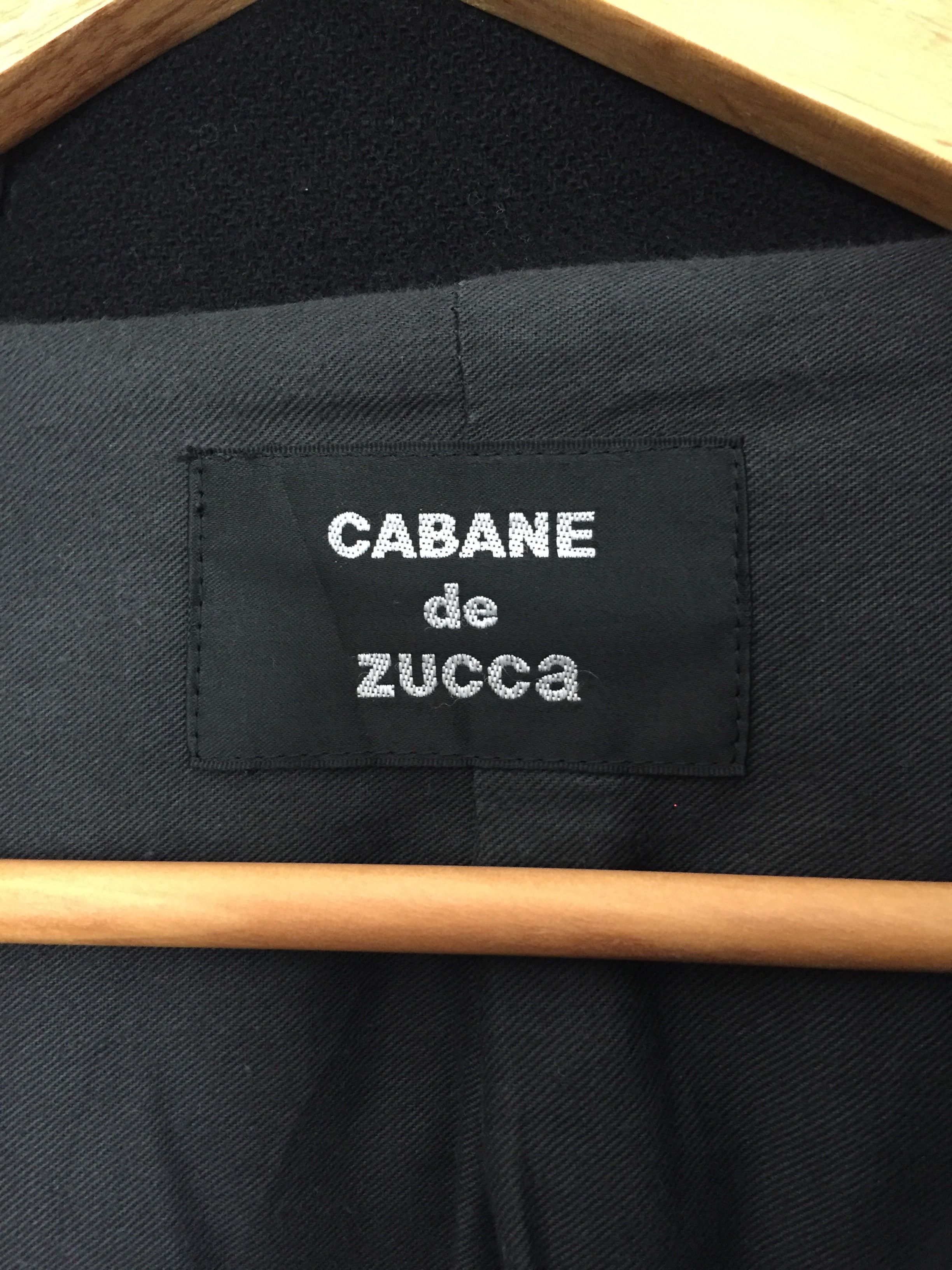 CABANE de ZUCCa 90's ZUCCA by Issey Miyake pea coat hoodie Size US M / EU 48-50 / 2 - 10 Thumbnail
