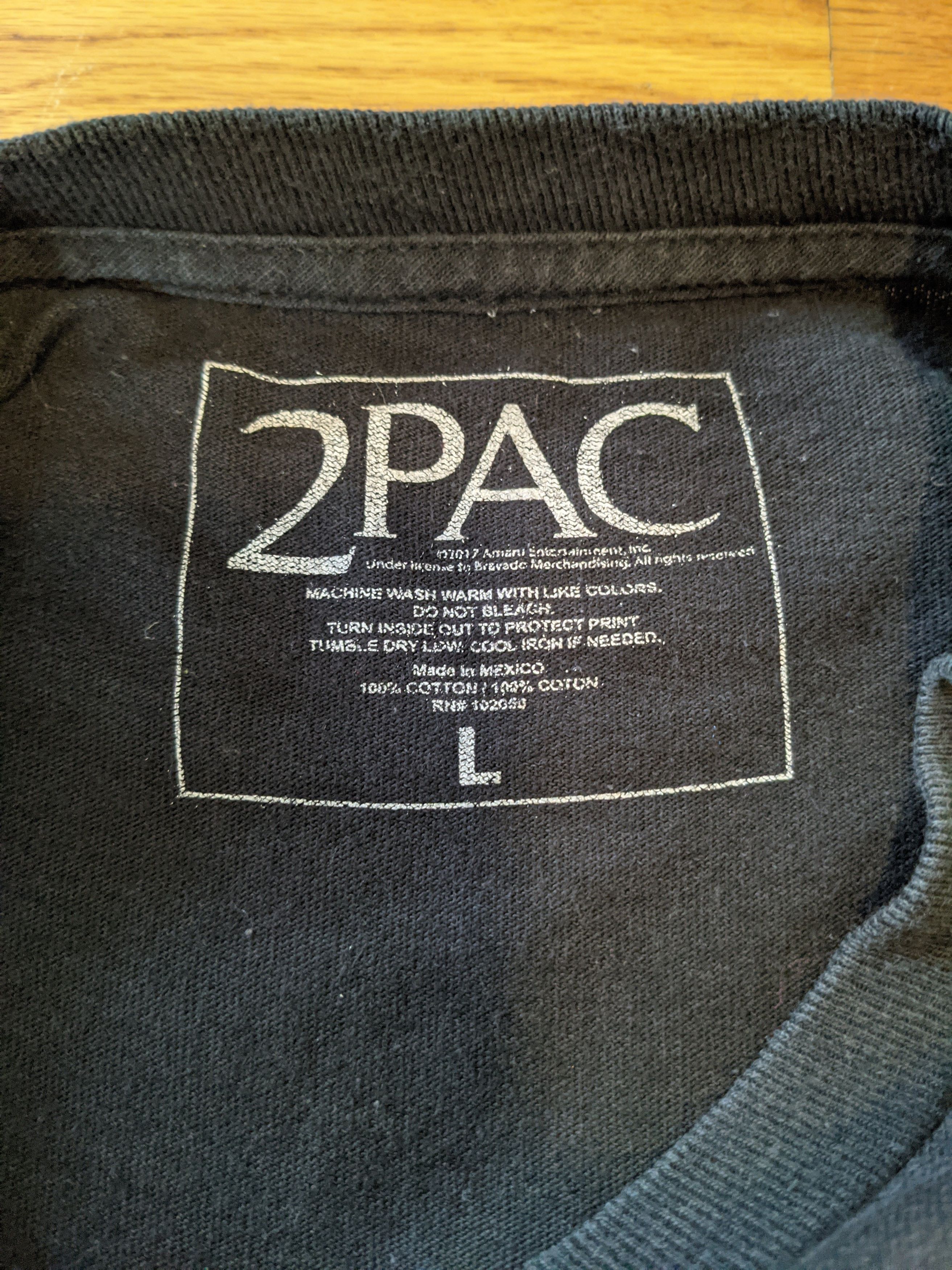 Vintage 2Pac (Tupac) All Eyez on Me Tee Size US L / EU 52-54 / 3 - 2 Thumbnail