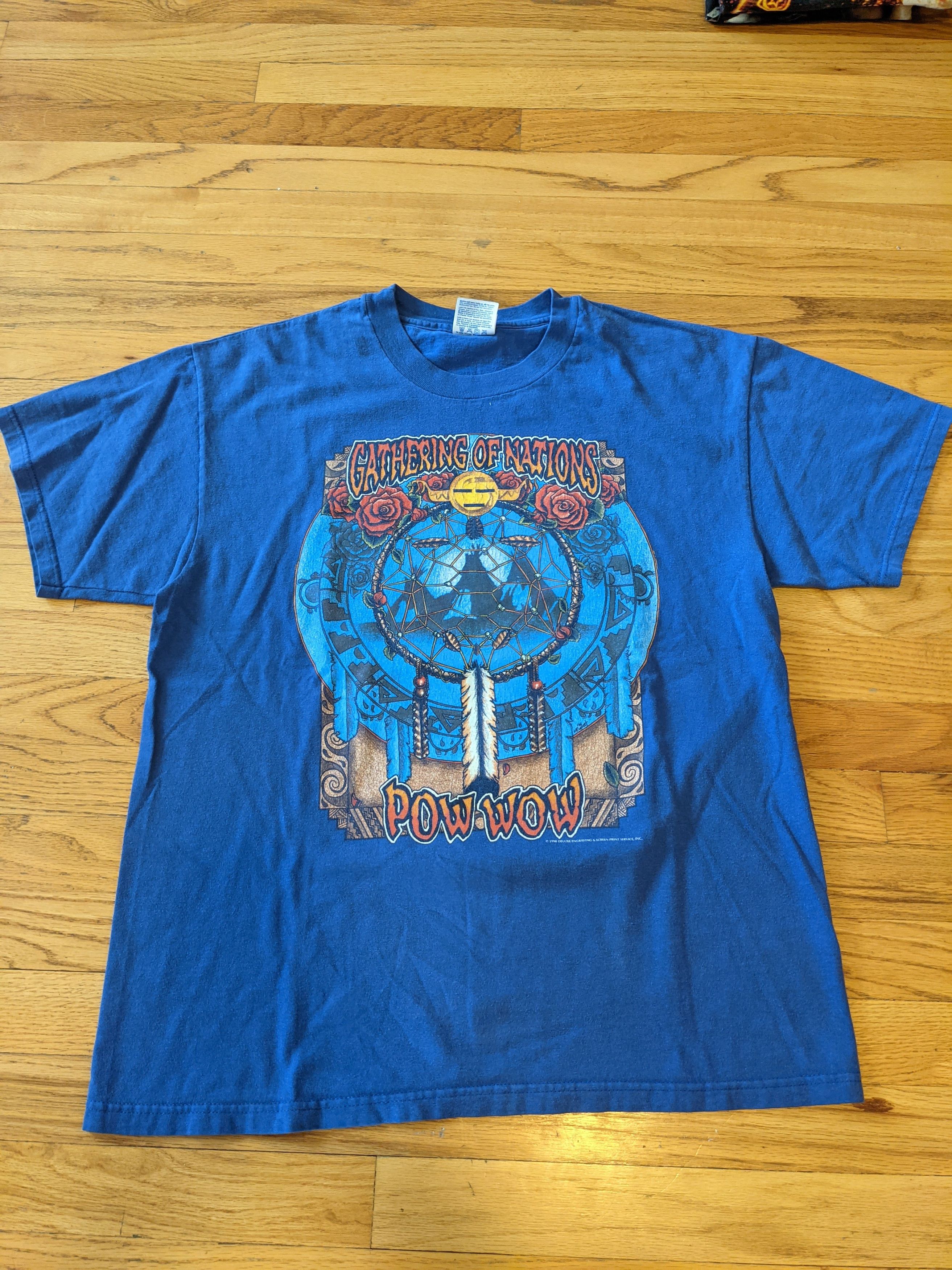Vintage Gathering of Nations Pow Wow Tee Size US L / EU 52-54 / 3 - 1 Preview