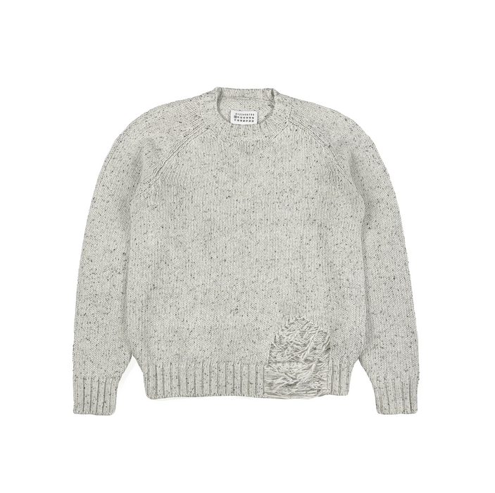 Maison Margiela Maison Margiela Destroyed Hem Sweater | Grailed