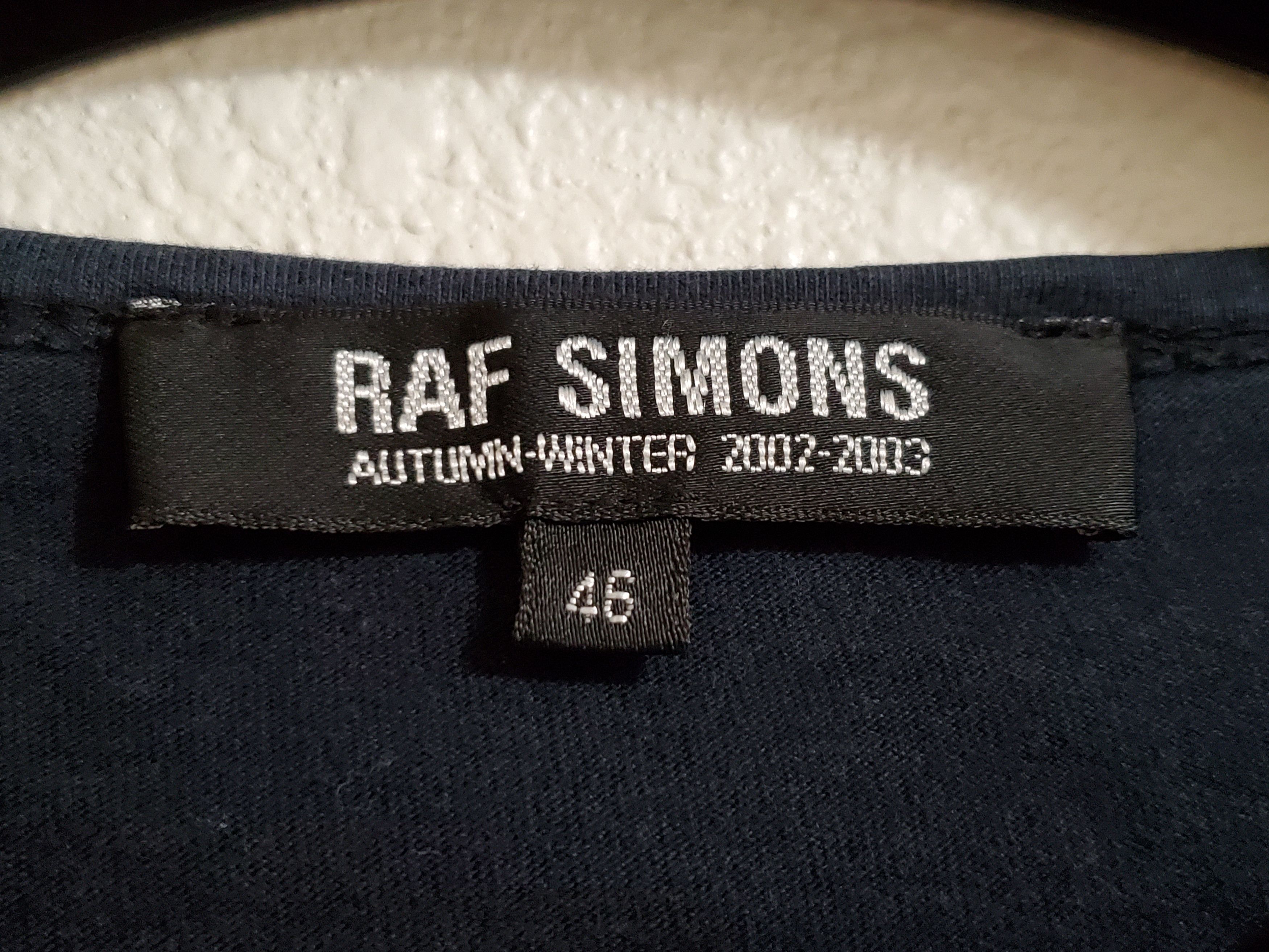 Raf Simons "Virginia Creeper" 2002/03 Long Sleeve Size US S / EU 44-46 / 1 - 4 Thumbnail