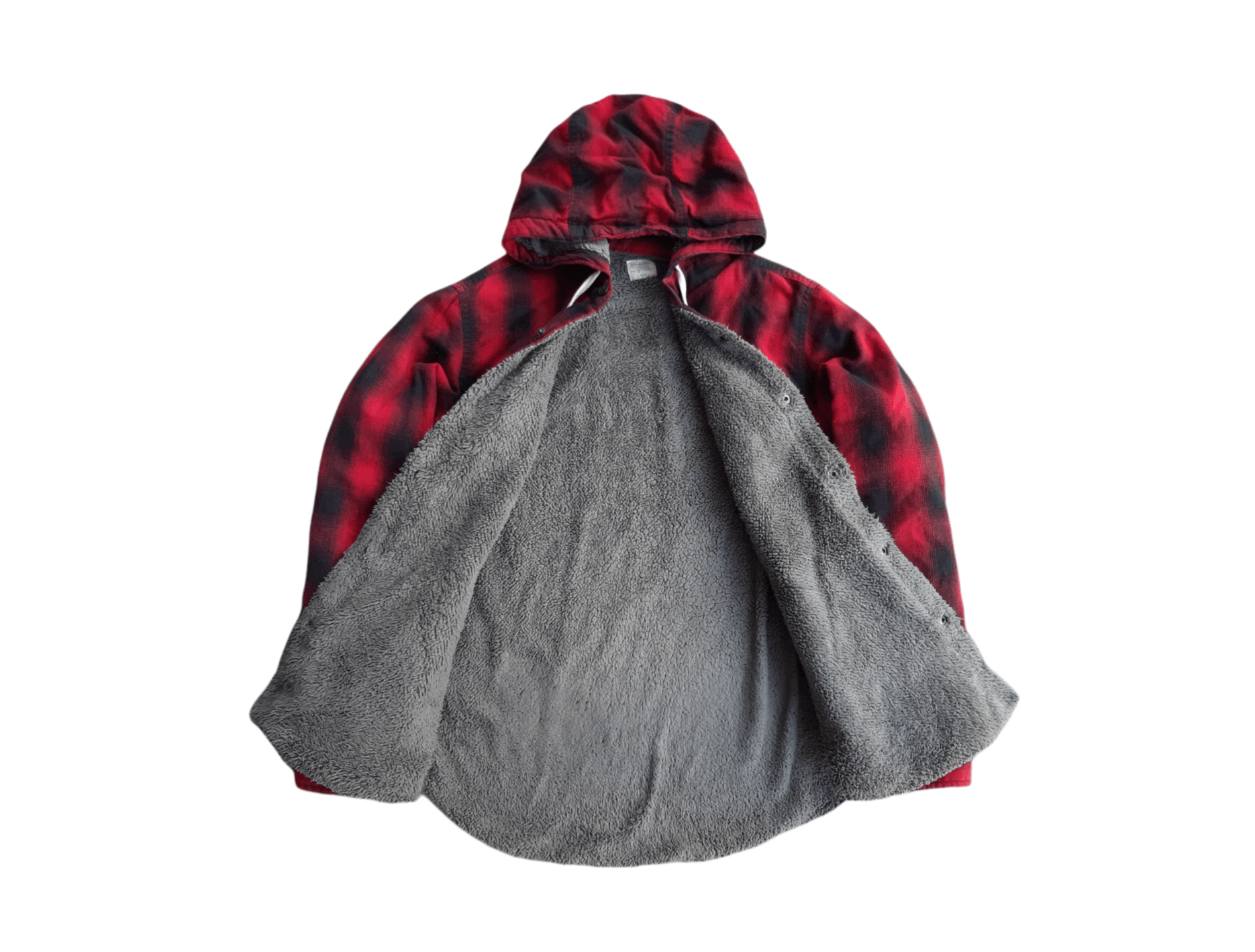 Japanese Brand Vintage Back Number Japan Casual Flanner Hoodie Size US L / EU 52-54 / 3 - 3 Thumbnail