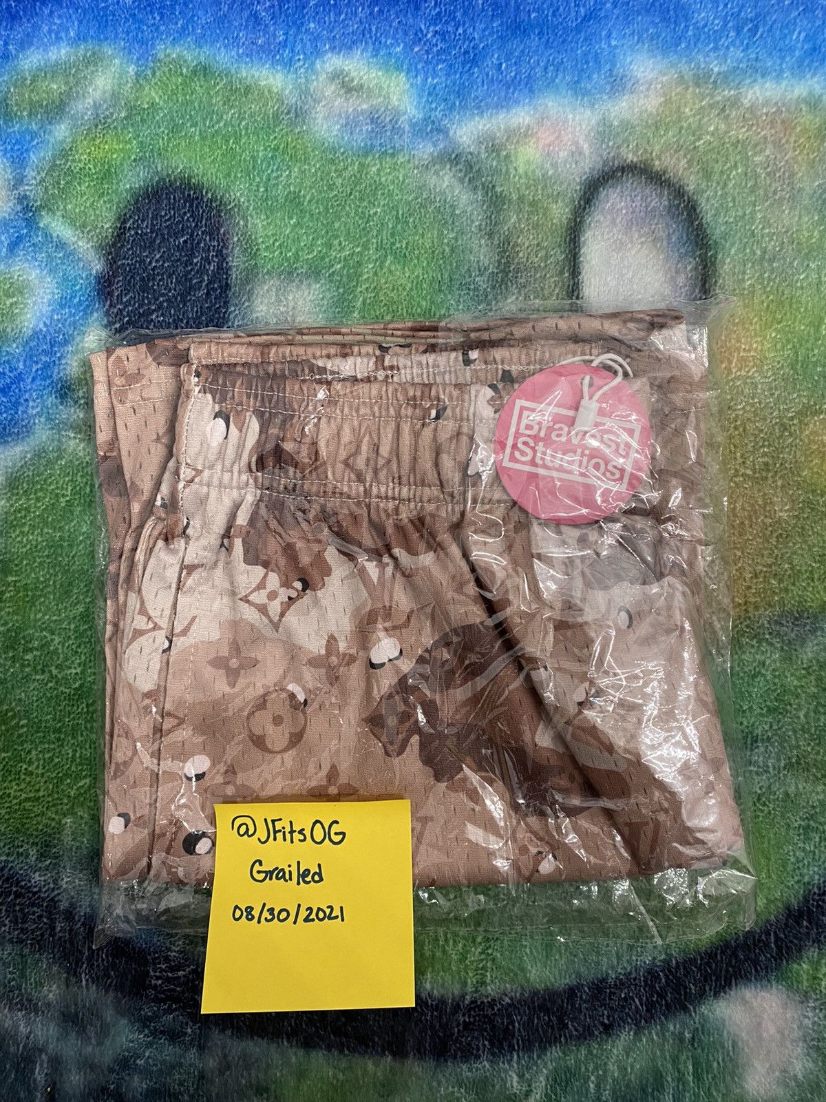 bravest studios lv desert camo basketball shorts