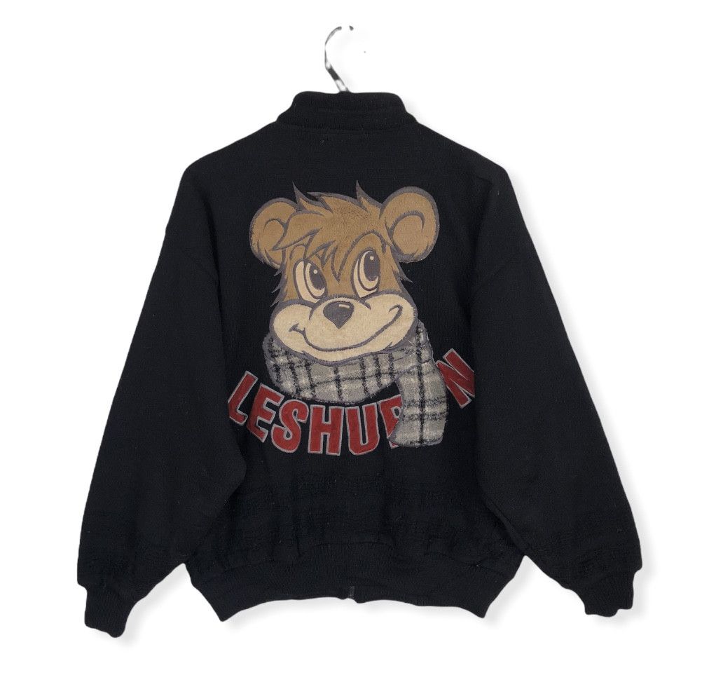 VINTAGE LESHURON SPORTS BIG EMBROIDERIES WOOL JACKET