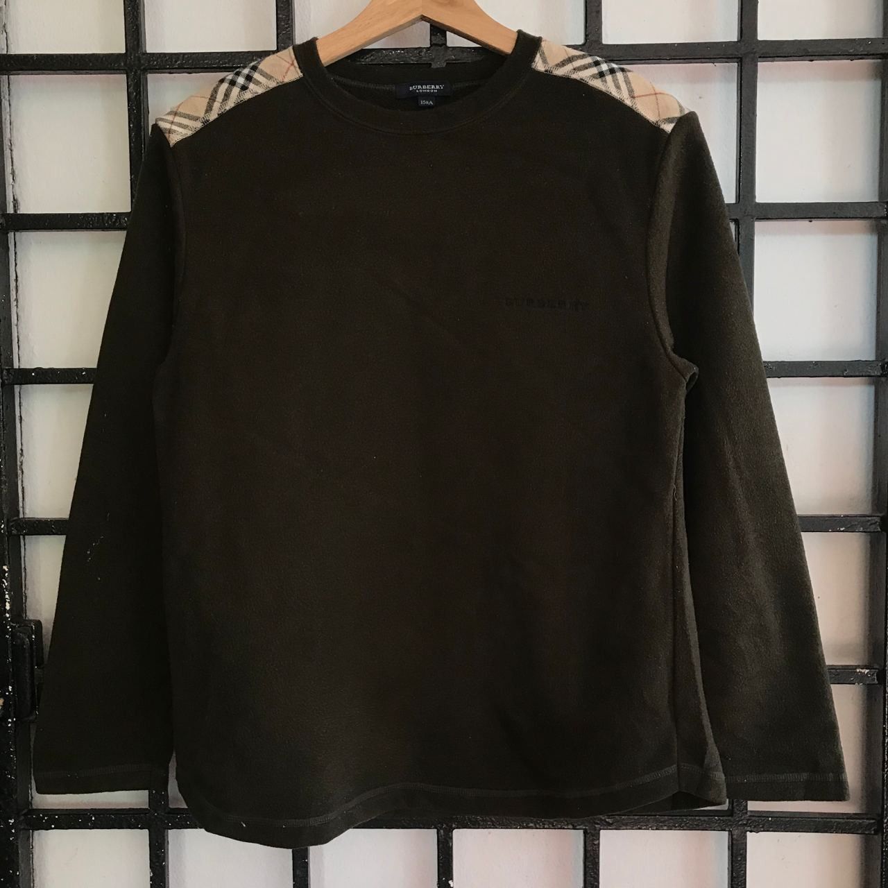Burberry 🔥 Vintage BURBERRY LONDON NOVA CHECK Sweatshirt Style Size US S / EU 44-46 / 1 - 1 Thumbnail