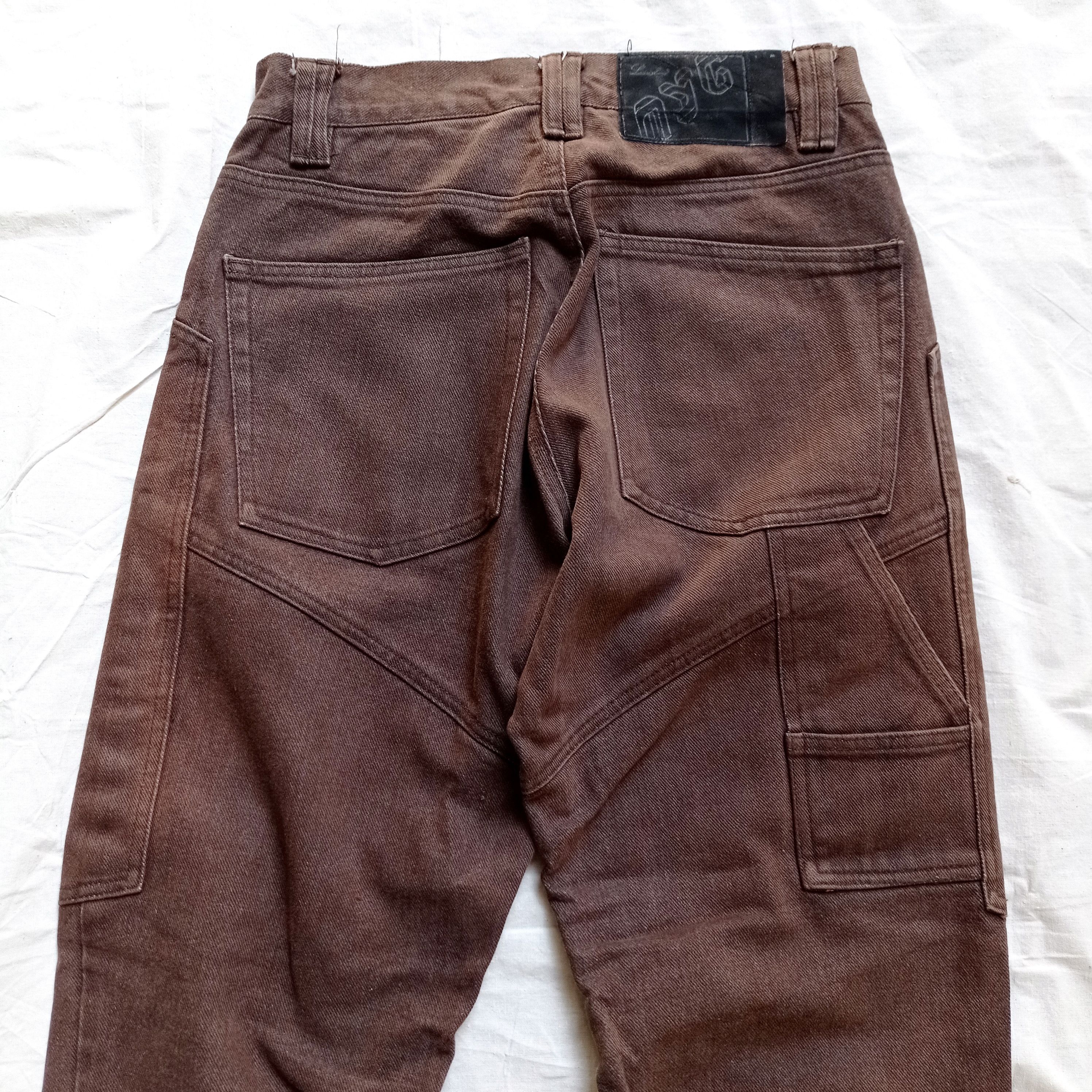 Japanese Brand × Vintage 90s Lessisbore NYC double knee carpenter pant Size US 30 / EU 46 - 5 Thumbnail
