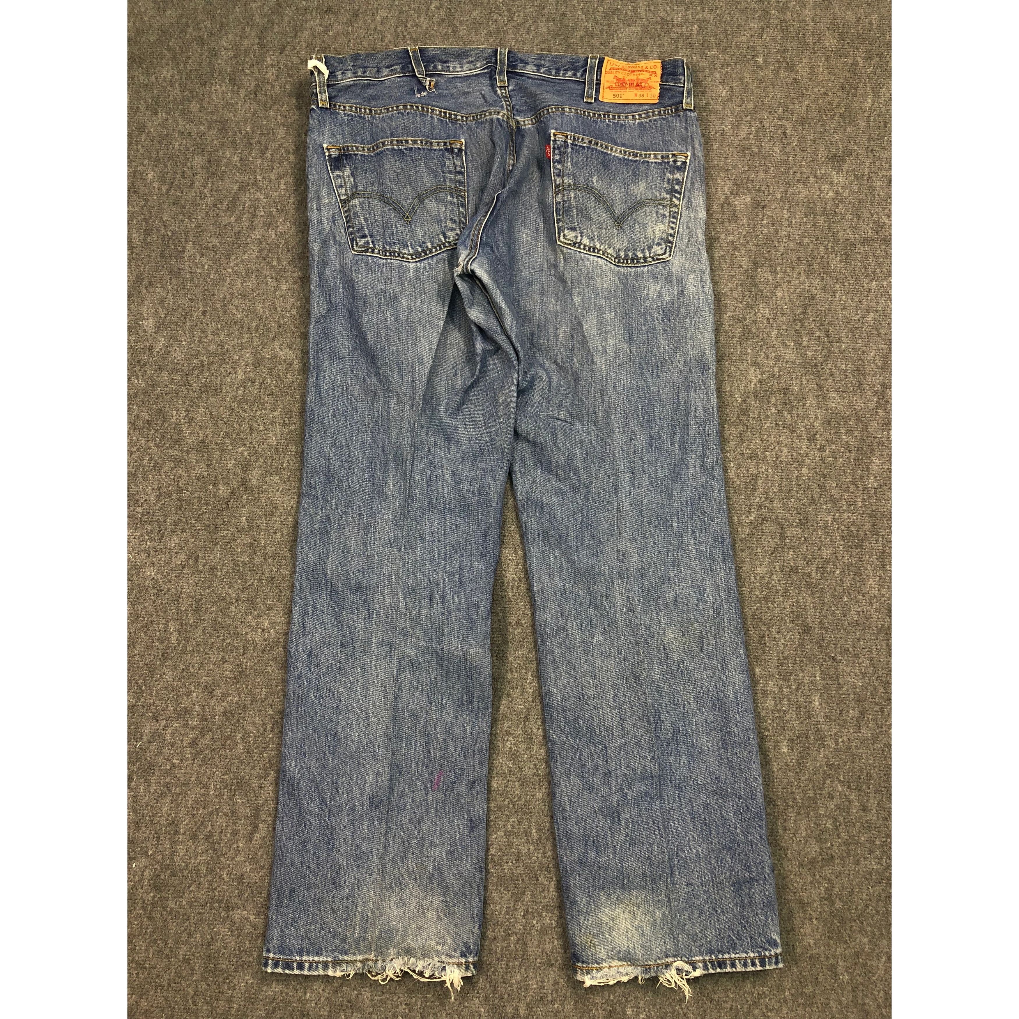 Levi's Vintage Levis 501 Faded Denim Pant DP0112 Size US 38 / EU 54 - 2 Thumbnail