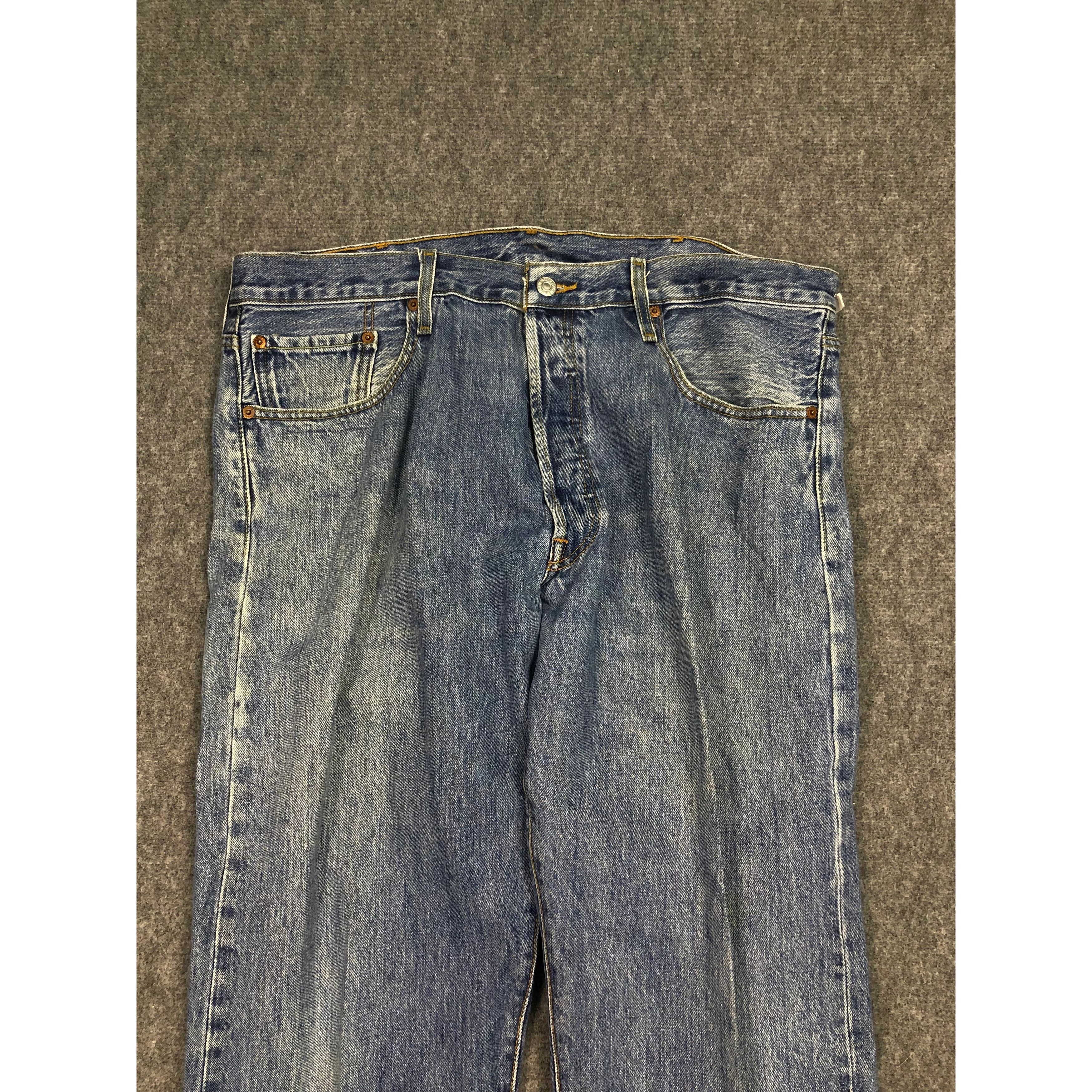 Levi's Vintage Levis 501 Faded Denim Pant DP0112 Size US 38 / EU 54 - 3 Thumbnail